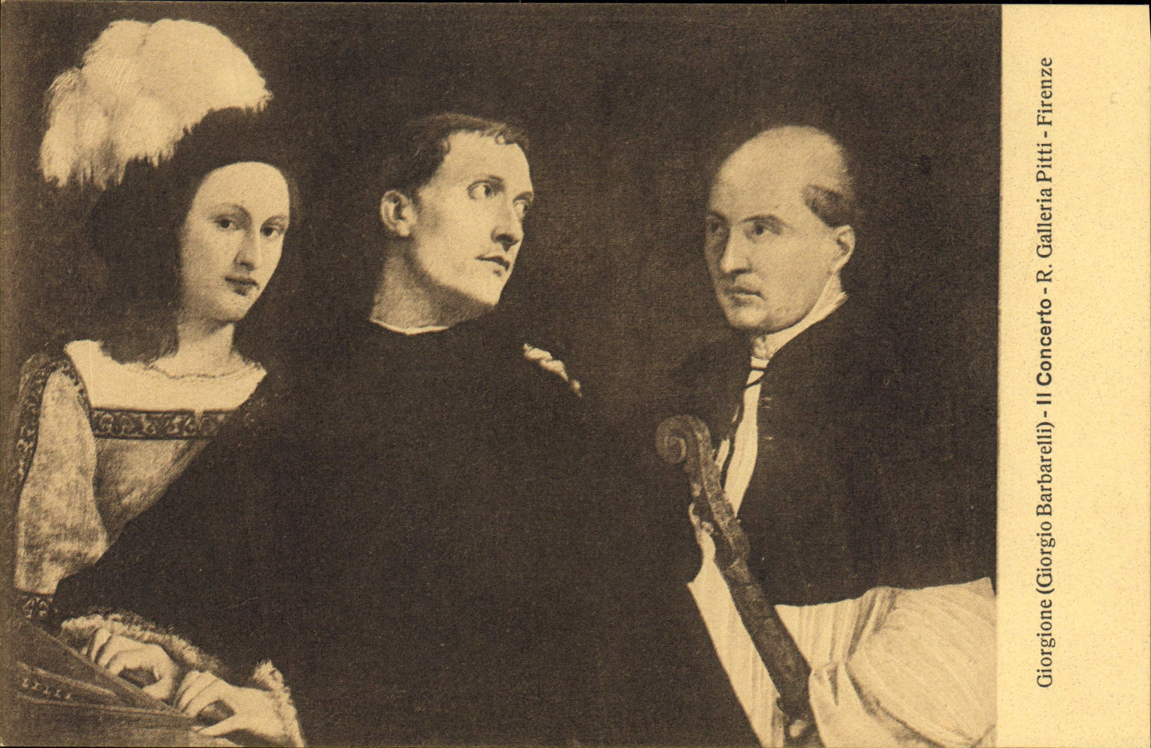 CPA Giorgione Concerto Galleria Pitti Firenze Giorgio Barbarelli