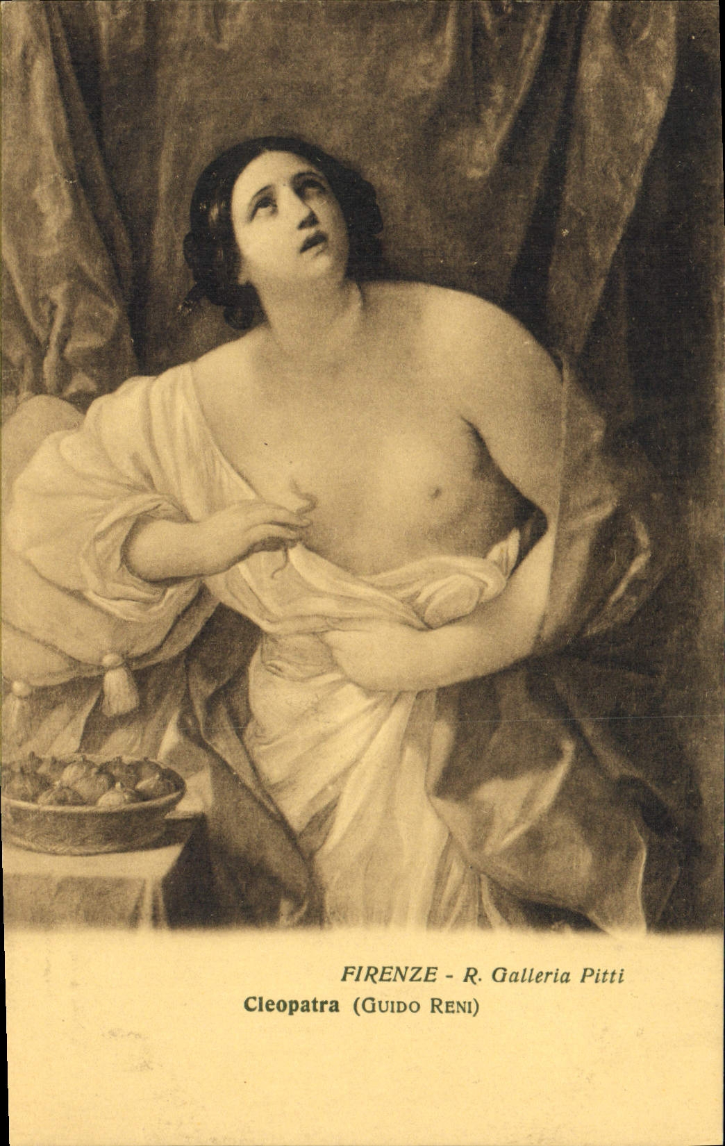 CPA Firenze Cleopatra Guido Reni Galleria Pitti Egypte