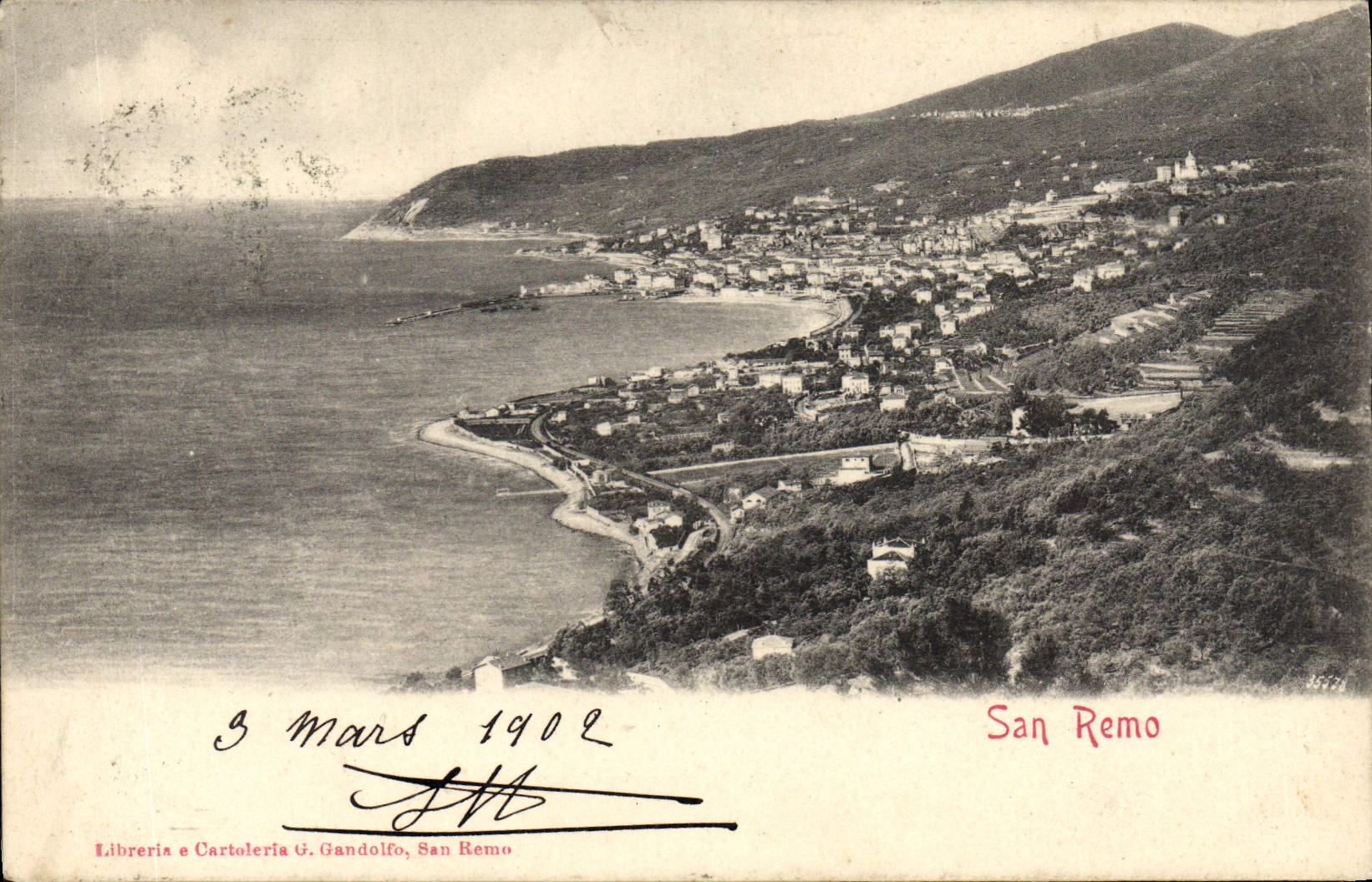 VINTAGE POSTCARD San Remo