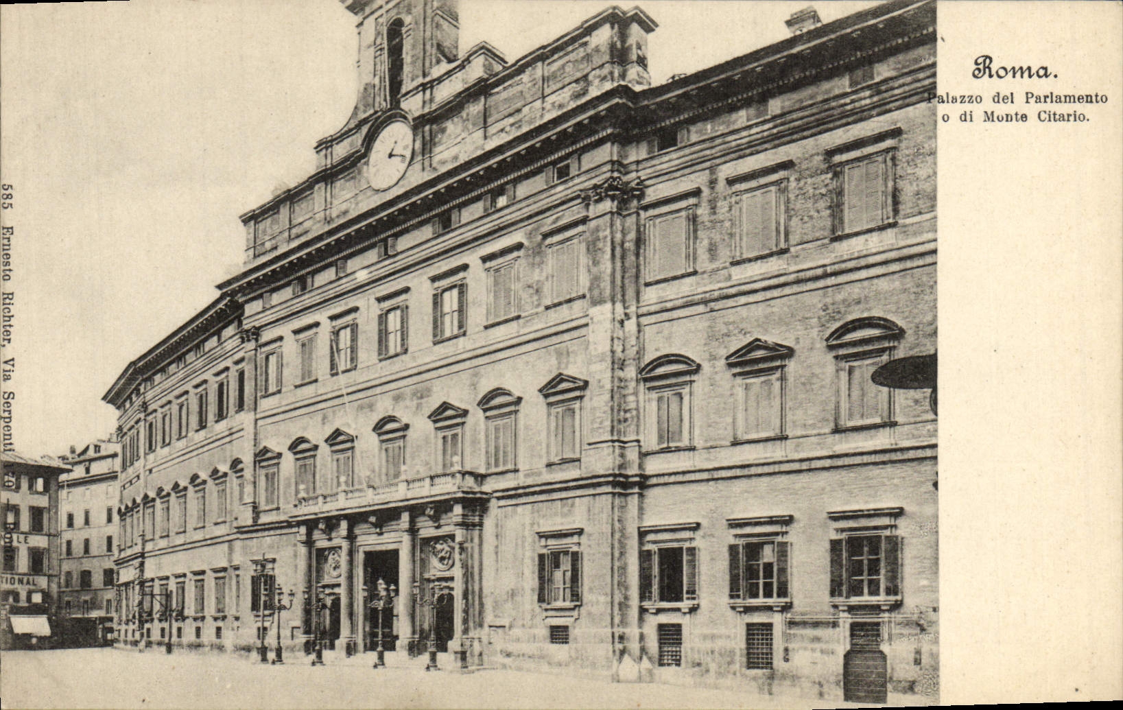 CPA Roma Palazzo Del Parlamento o di Munte Citario