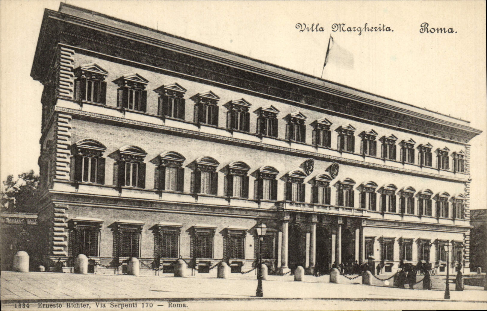 Chalet Margherita Roma de la POSTAL de la VENDIMIA