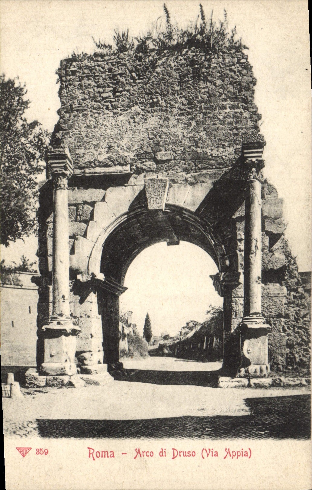 CPA Roma Arco Di Druso Via Appia