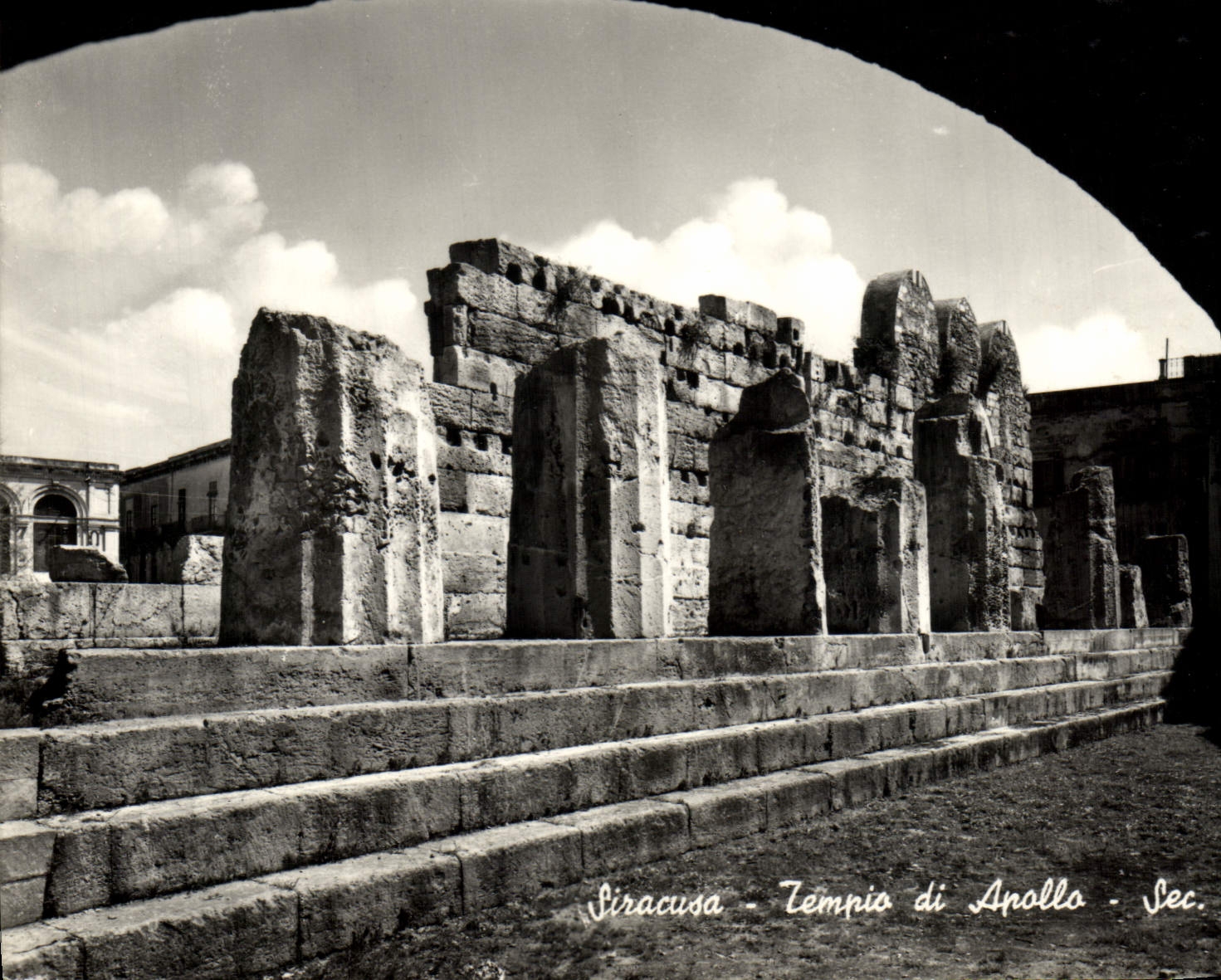 MODERN CARD Siracusa Tempio di Apollo