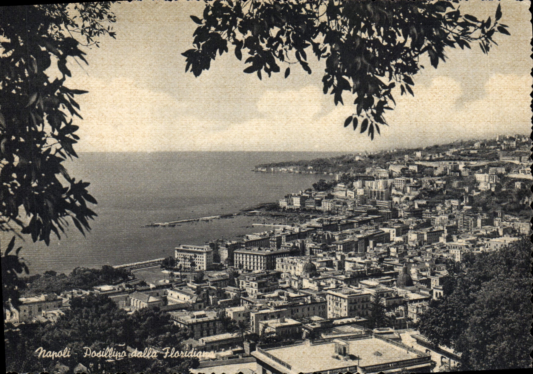 POSTAL MODERNA Napoli Posillipa Della Floridiana