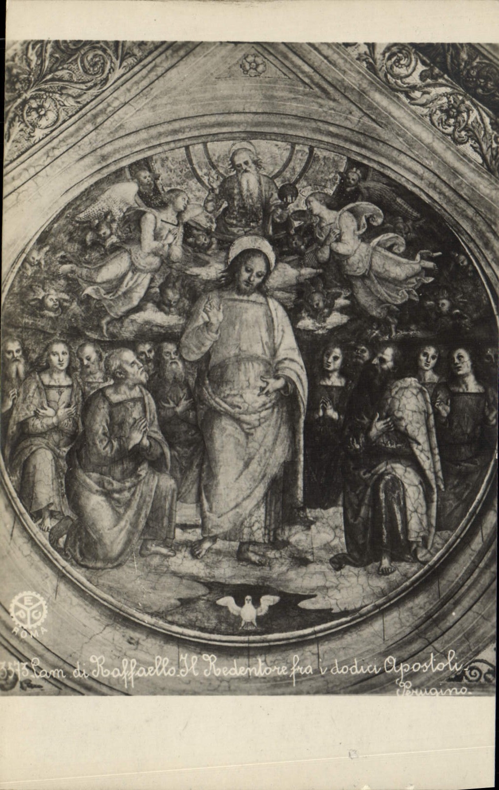 CPA Roma Cam di Raffaello Redentore fra i dodici Apostoli