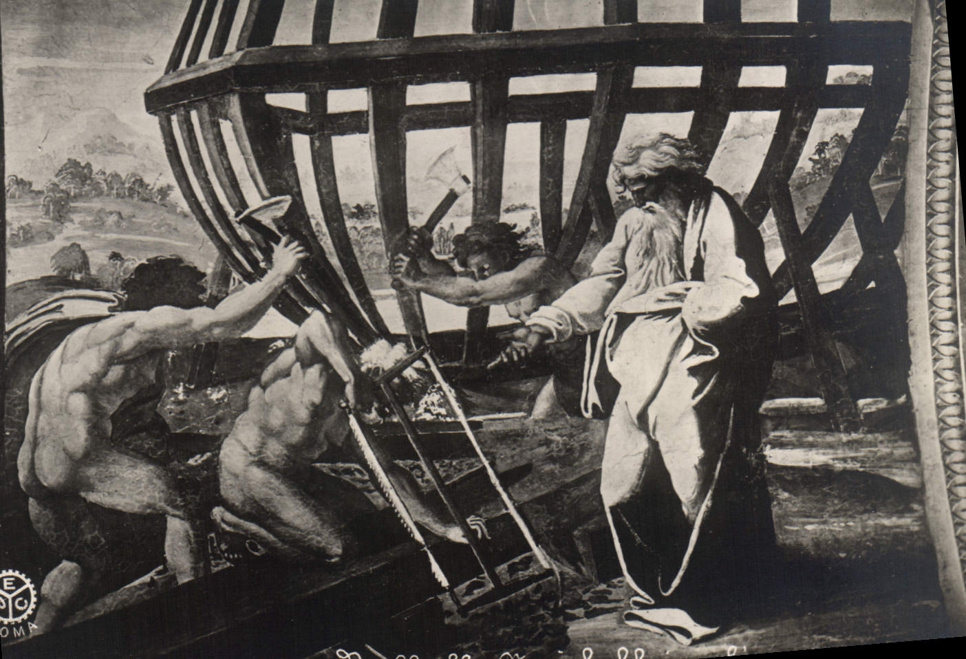 CPA Roma Vaticano Loggie di Raffaello 