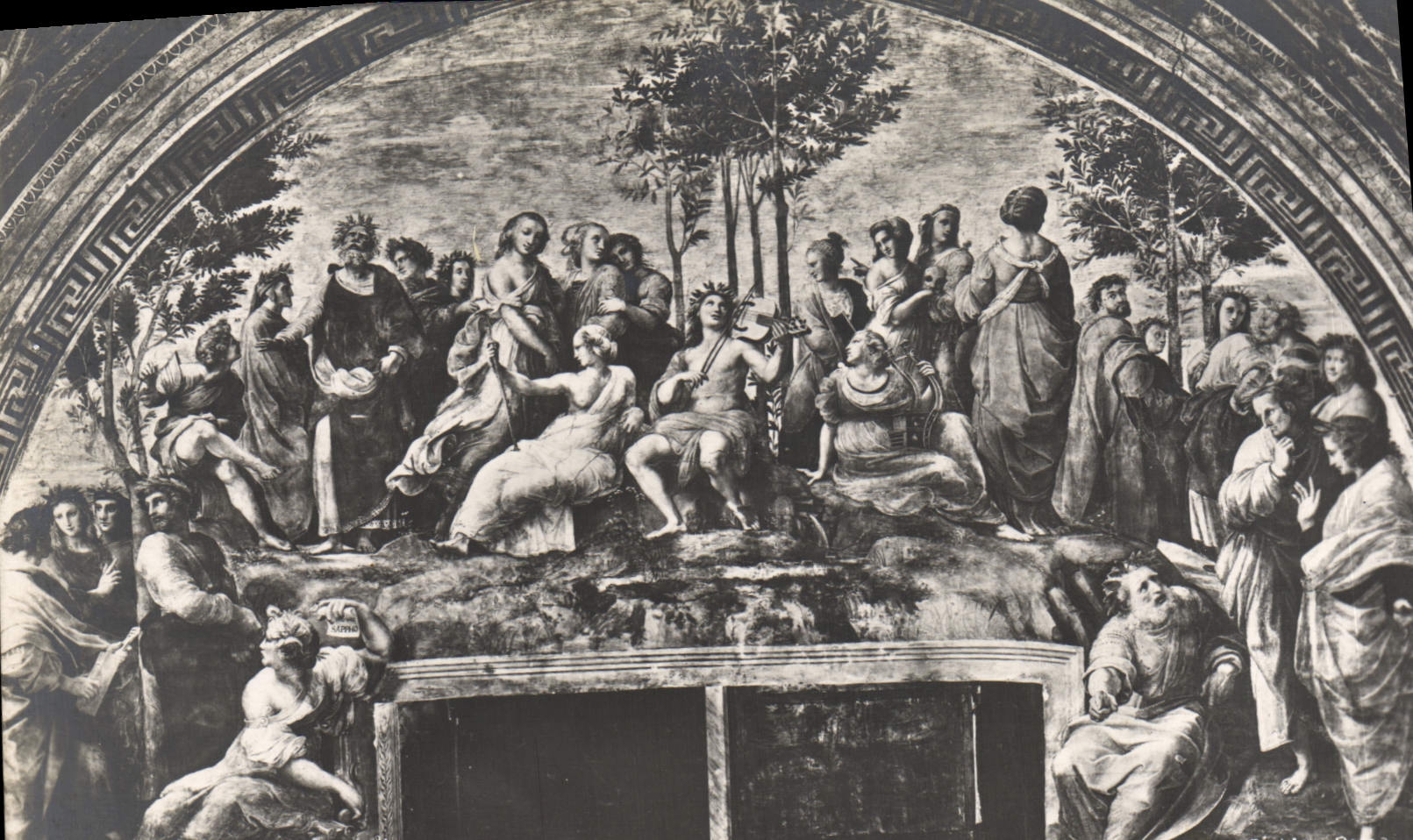 CPA Roma Raffaello Il Parnaso Stanze