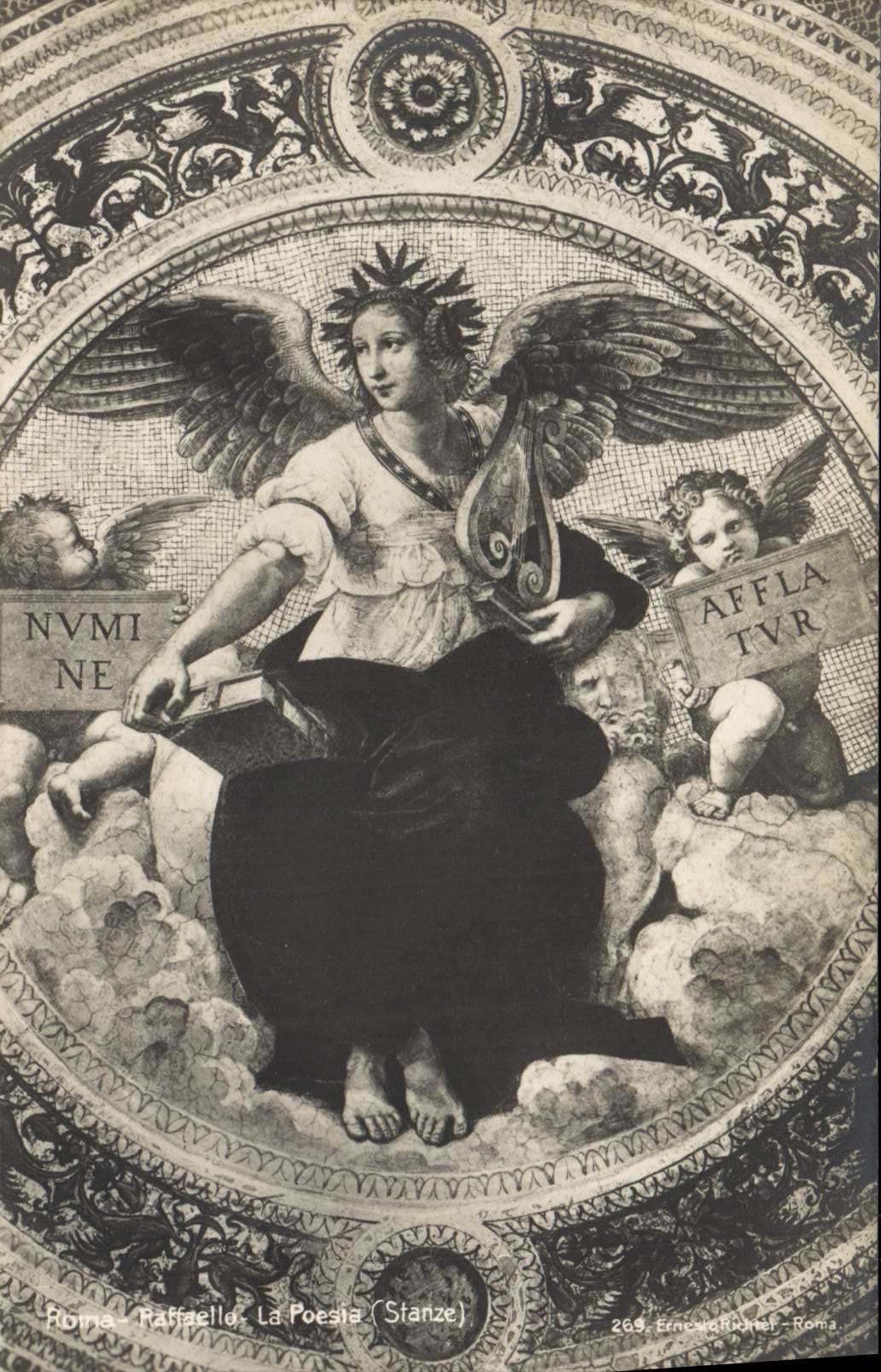 CPA Roma Raffello La Poesia