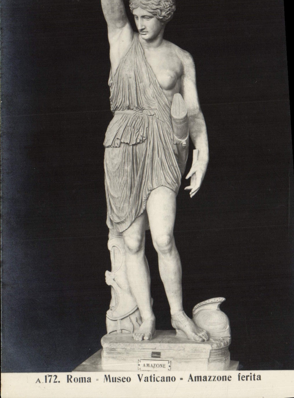 CPA Roma Museo Vaticano Amazzone Ferita