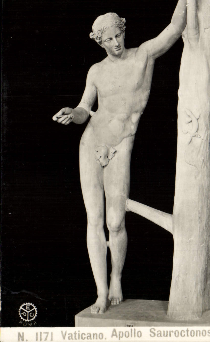 CPA Vaticano Apollo Sauroctonos