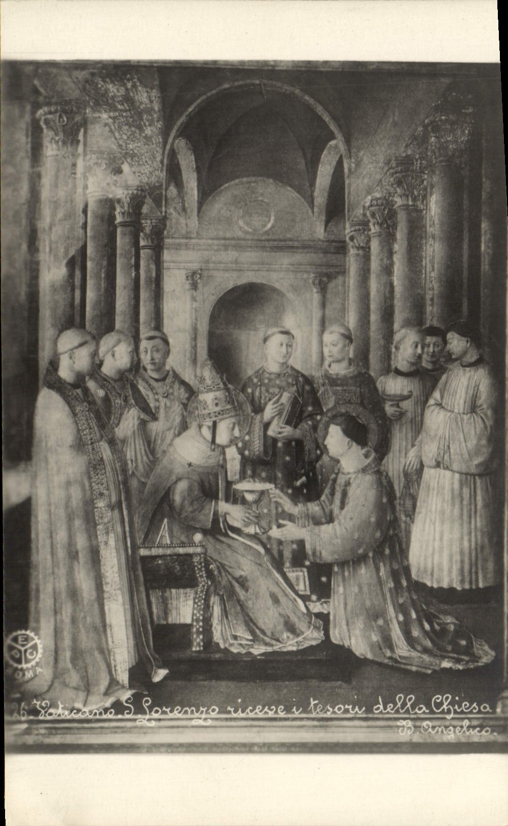 CPA Roma Vaticano Lorenzo ricese i tresori della Chiesa d'Angelico