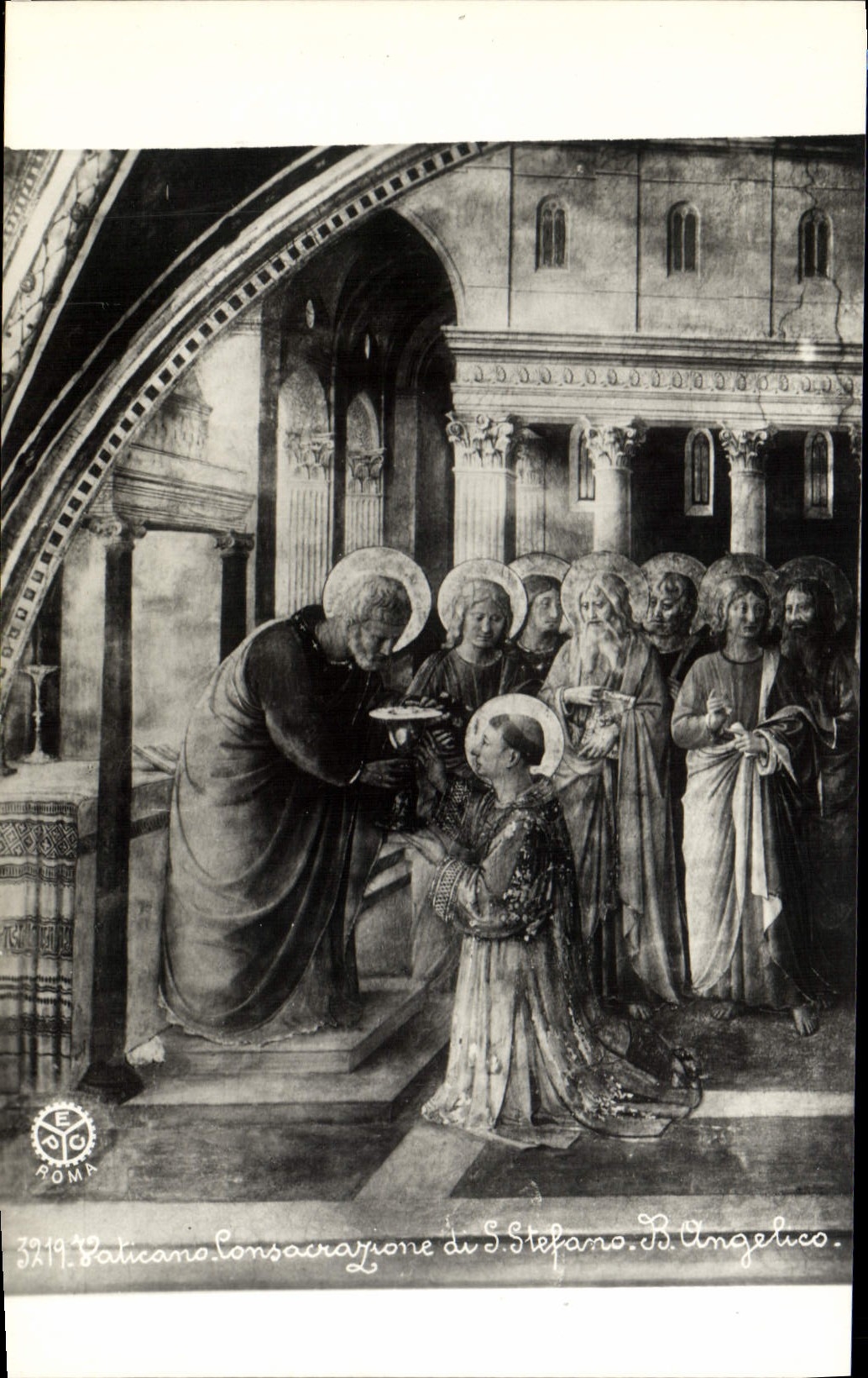 CPA Vaticano Conscrazione di Stefano Angelico