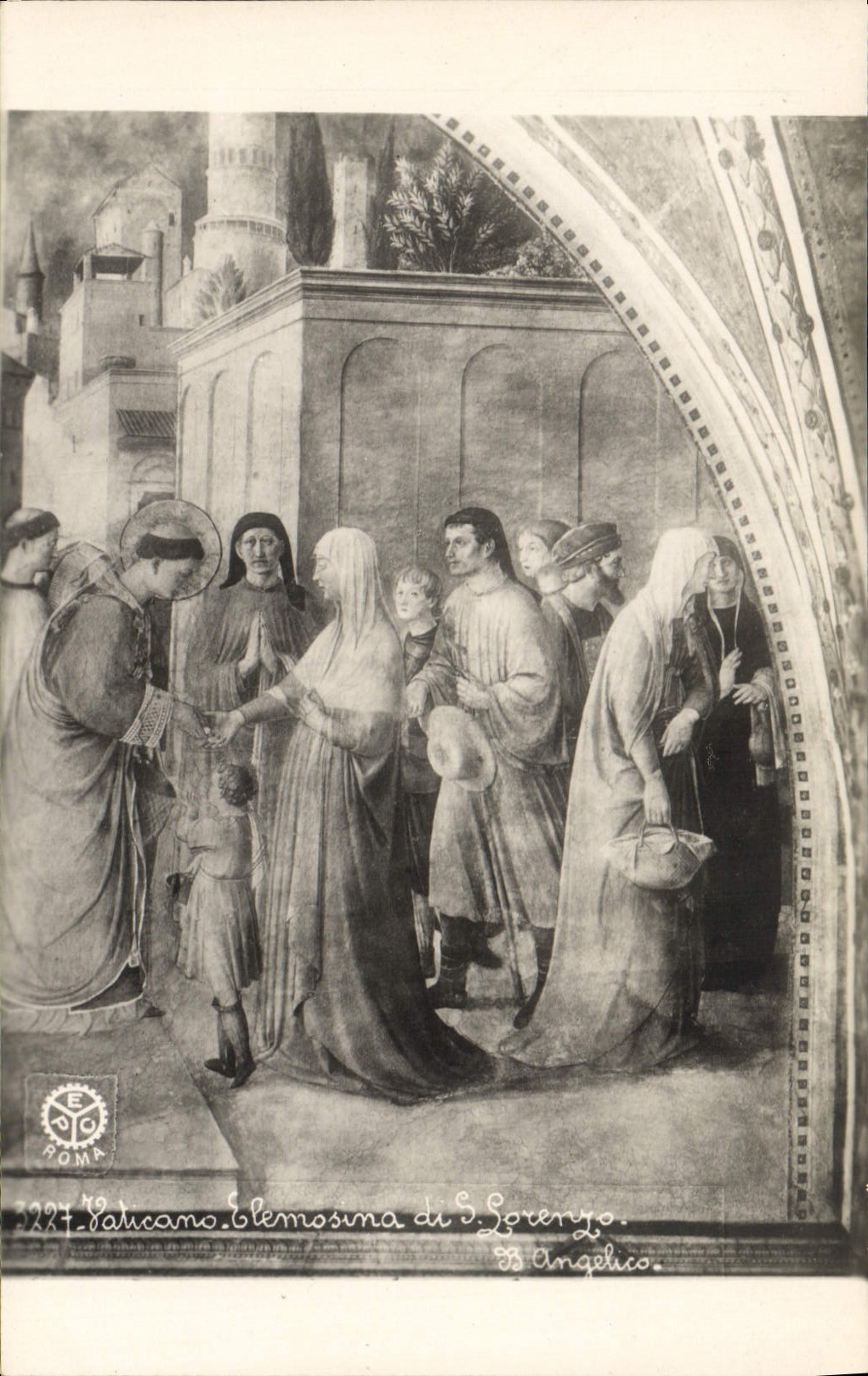 CPA Vaticano Elemosina Di S Lorenyo