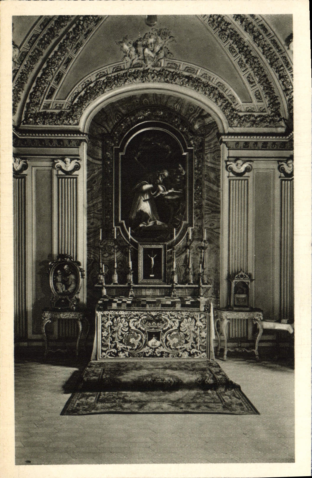 CPA Basilica S Sabina Roma Cella di San Pio V