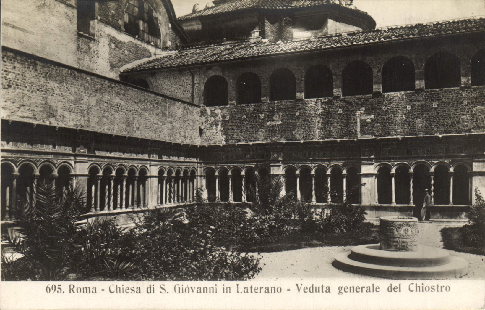 CPAa Roma Chiesa Di S Giovanni In Laterano Veduta Generale Del Chiostro