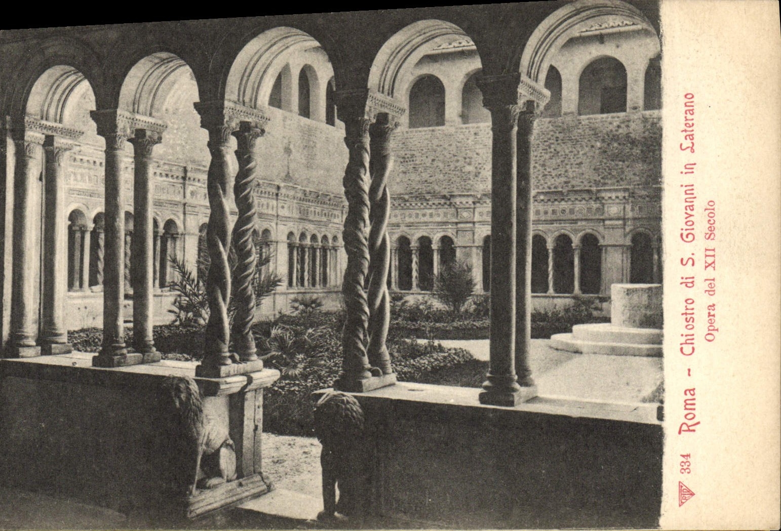CPA Roma Chiostro Di S Giovanni In Laterano Opera Del XII secolo