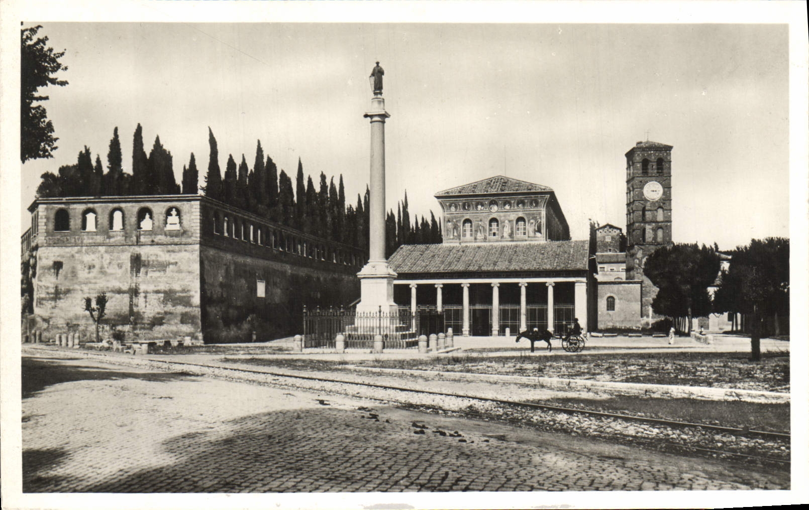 CPA Roma Basilica Di S Lorenzo Fuori Le Mura Facciata
