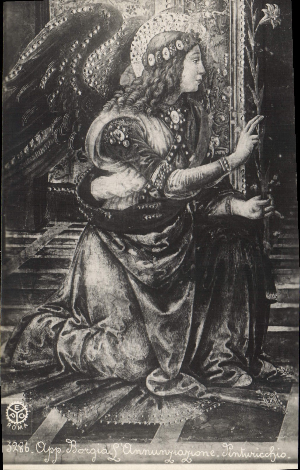 CPA Roma Borgia L'annunziazione 