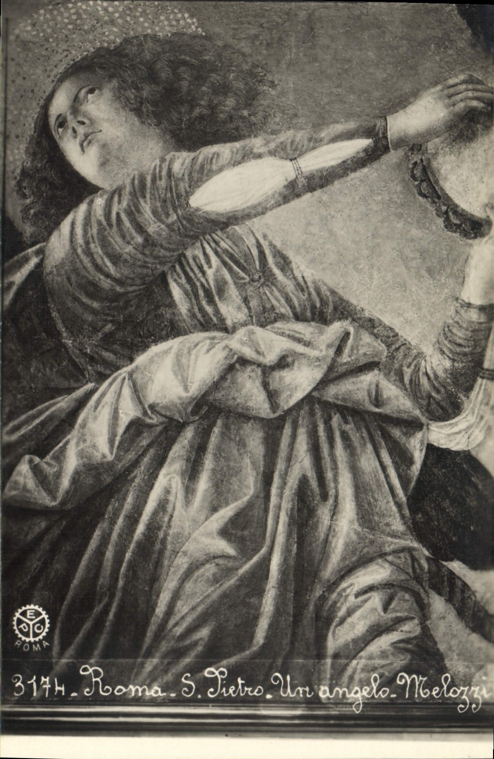 CPA Roma S Pietro Un angelo Melozzi