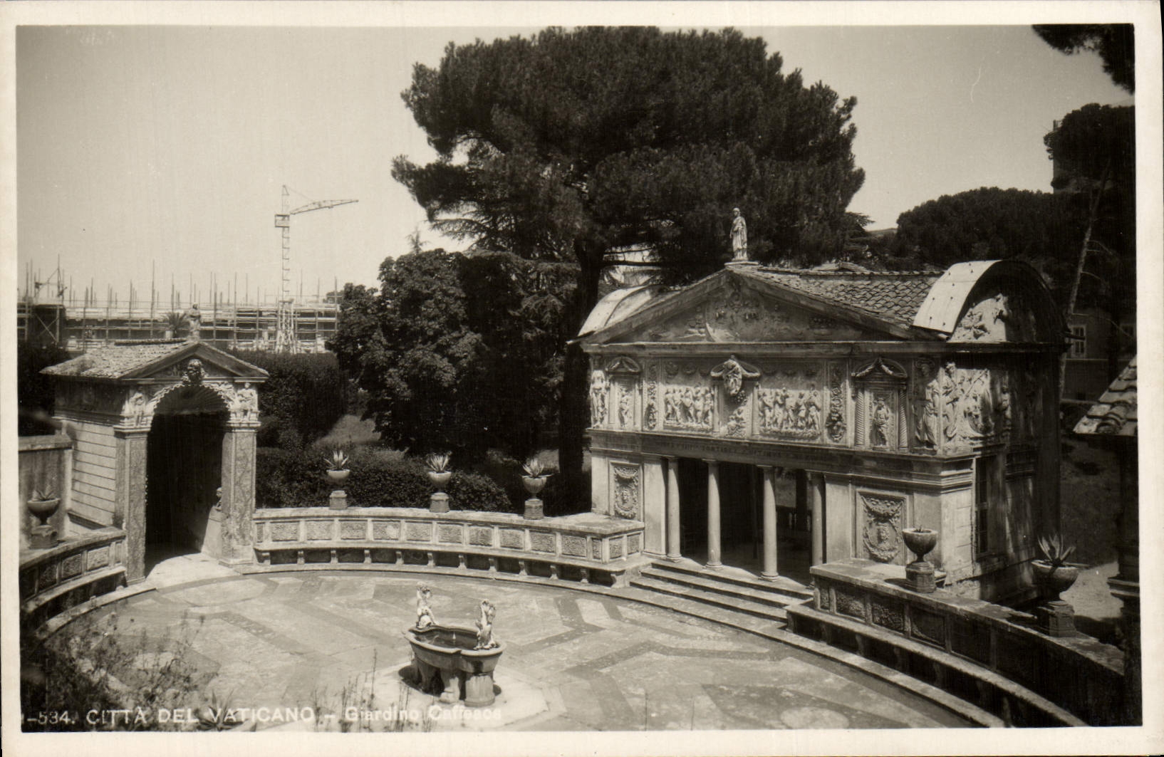 CPA Roma Citta del Vaticano Giardino