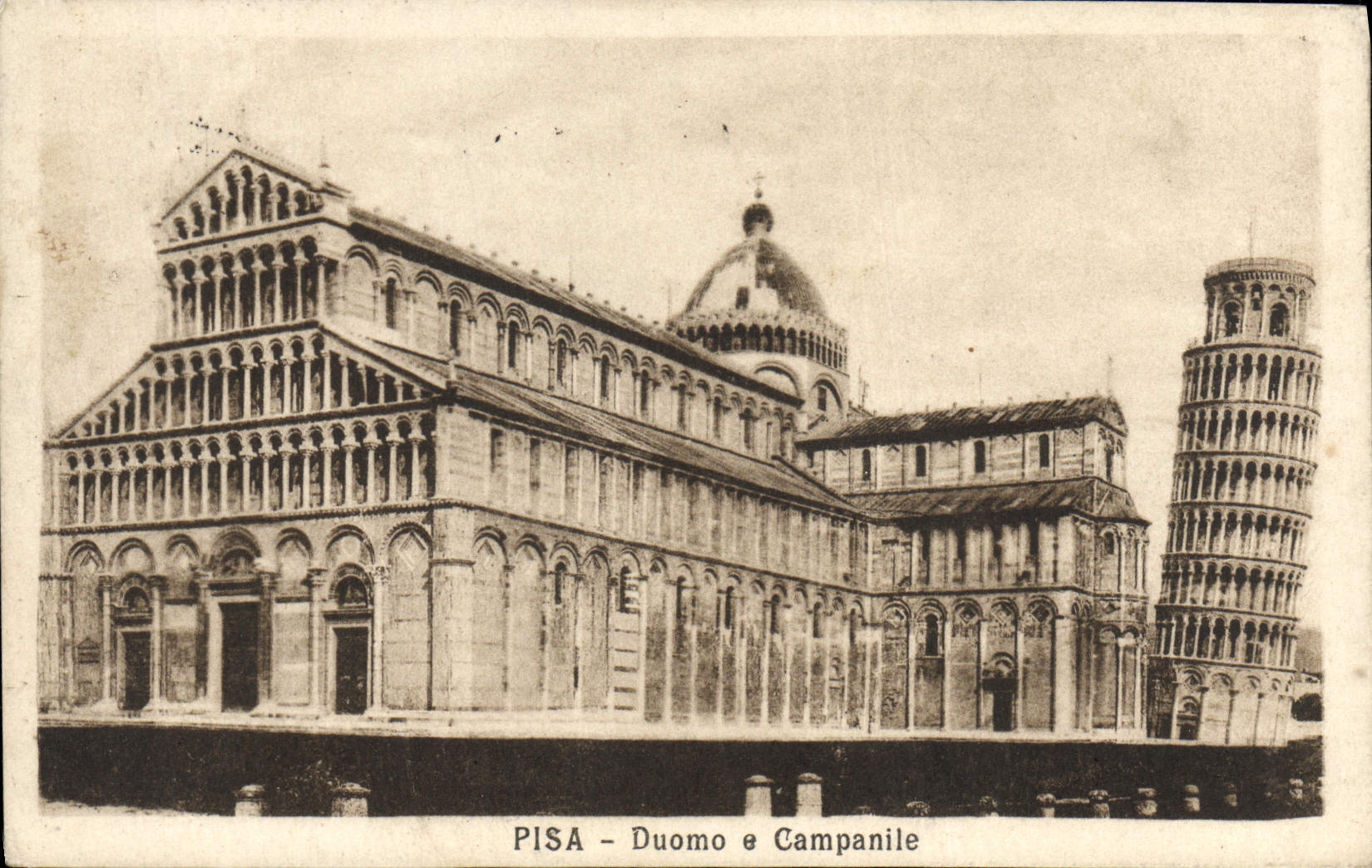 CPA Pisa Duomo e Campanile