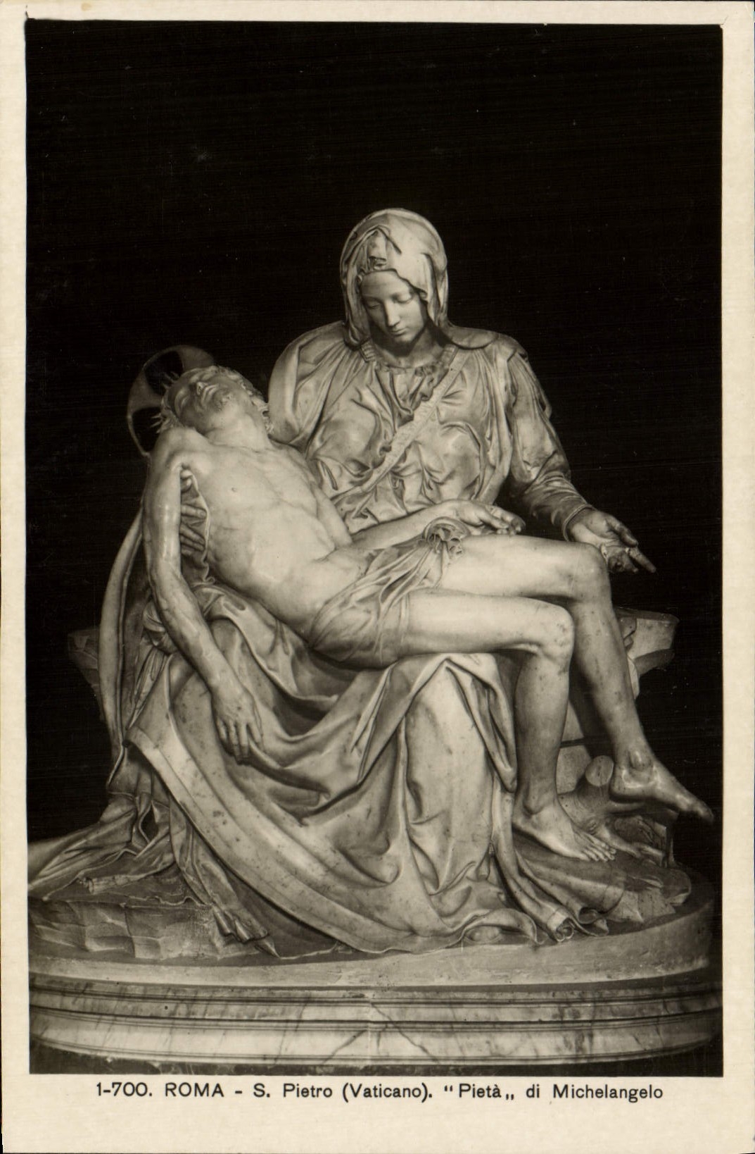 CPA Roma S Pietro Pieta di Michenlangelo