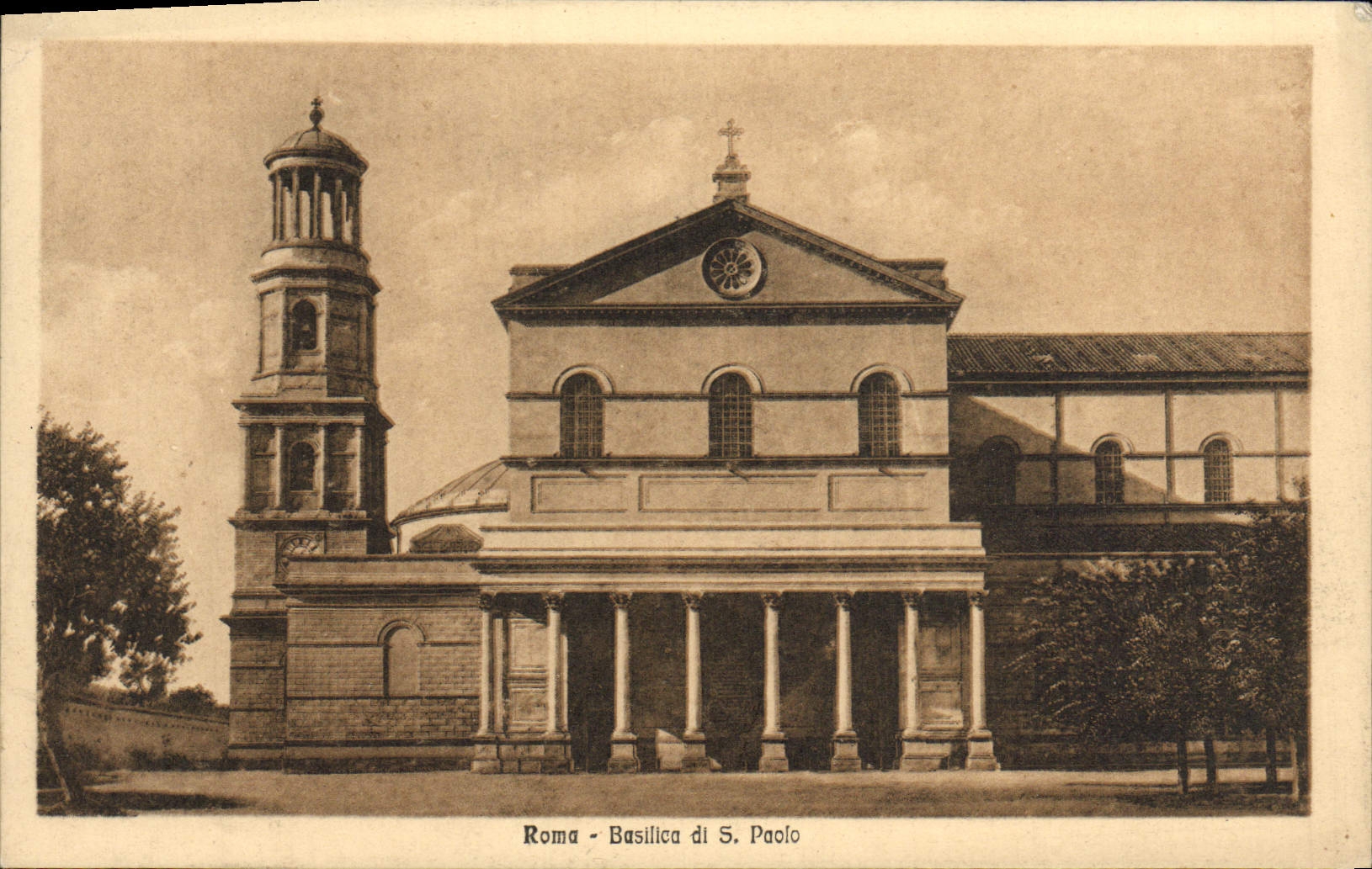 CPA Roma Basilica Di S Paolo