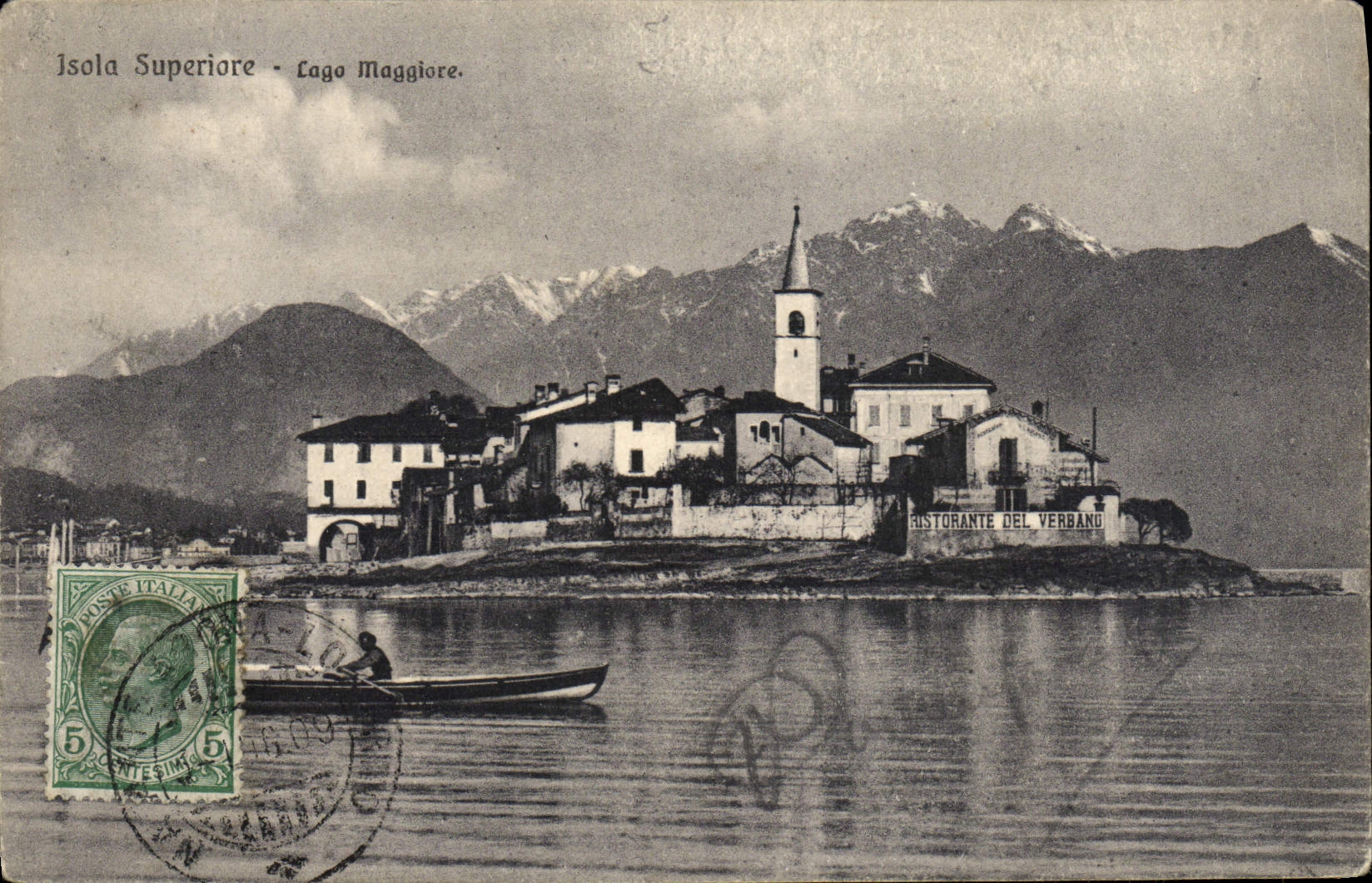 CPA Isola superiore Lago Maggiore