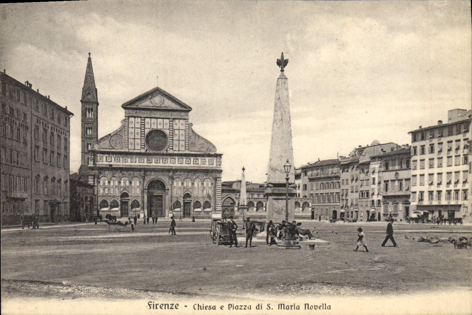 CPA Firenze Chiesa Piozza di Maria Novella