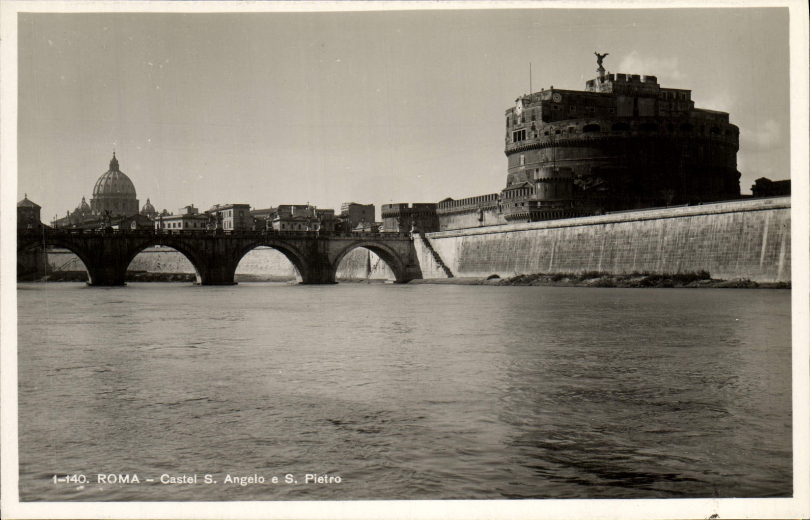 CPA Roma Castel S Angelo e S Pietro