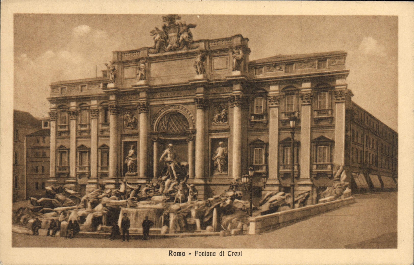 CPA Roma Fontana Di Trevi