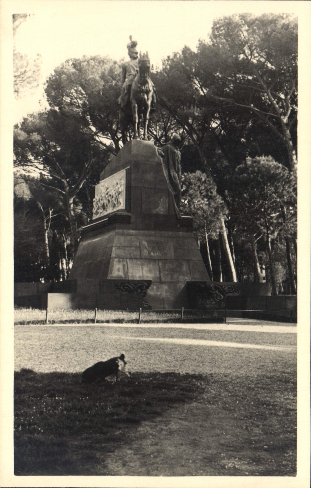 La POSTAL Roma de la VENDIMIA gobierna el montar a caballo