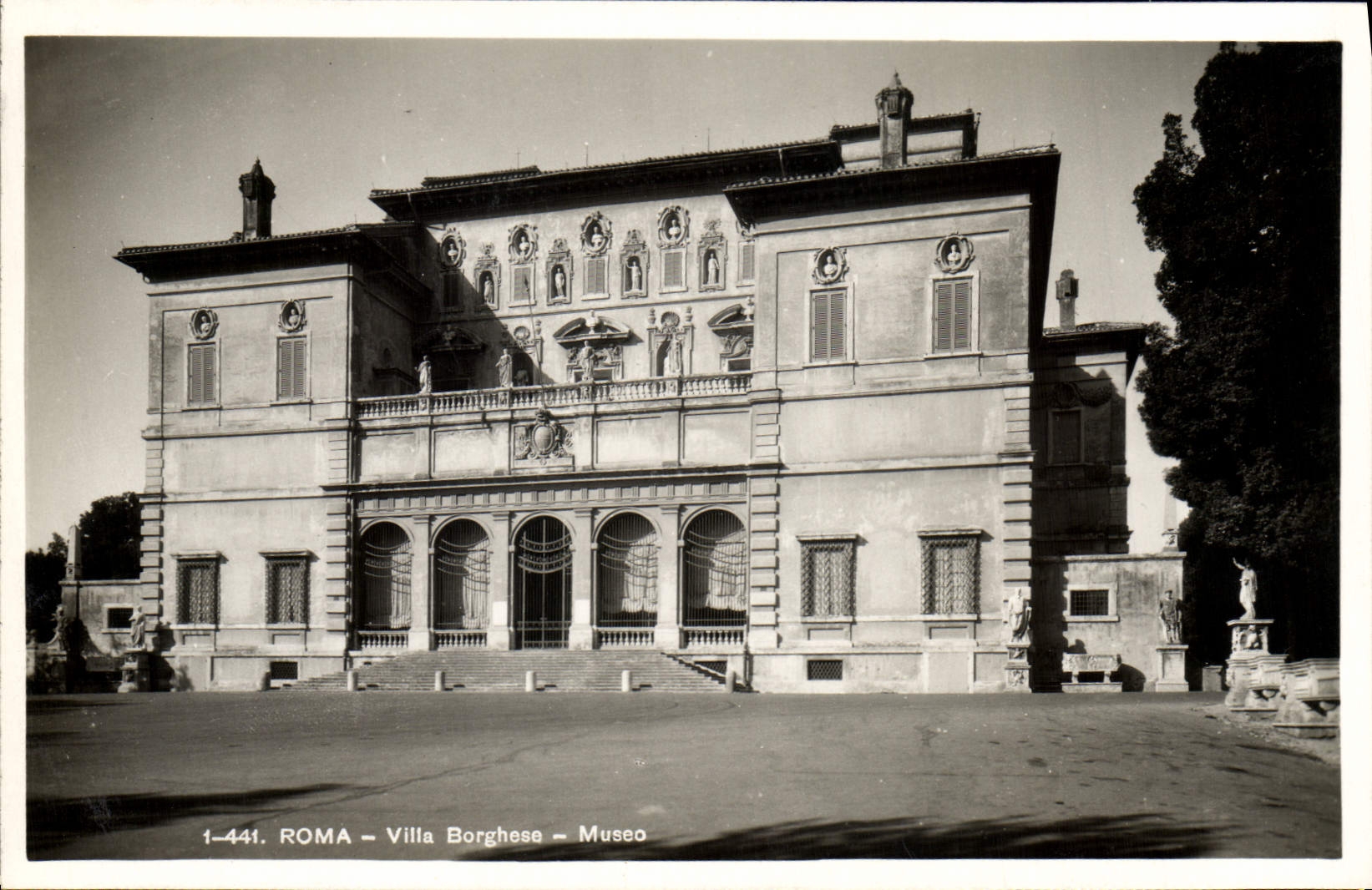 CPA Roma Villa Borghese Museo