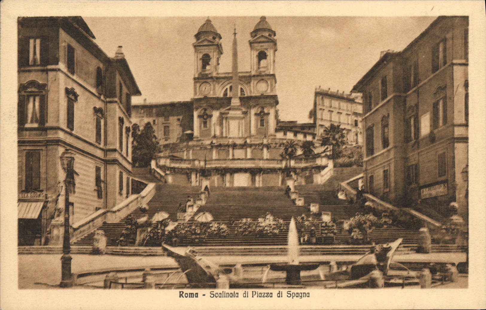 CPA Roma Scalinata di Piazza di Spagna