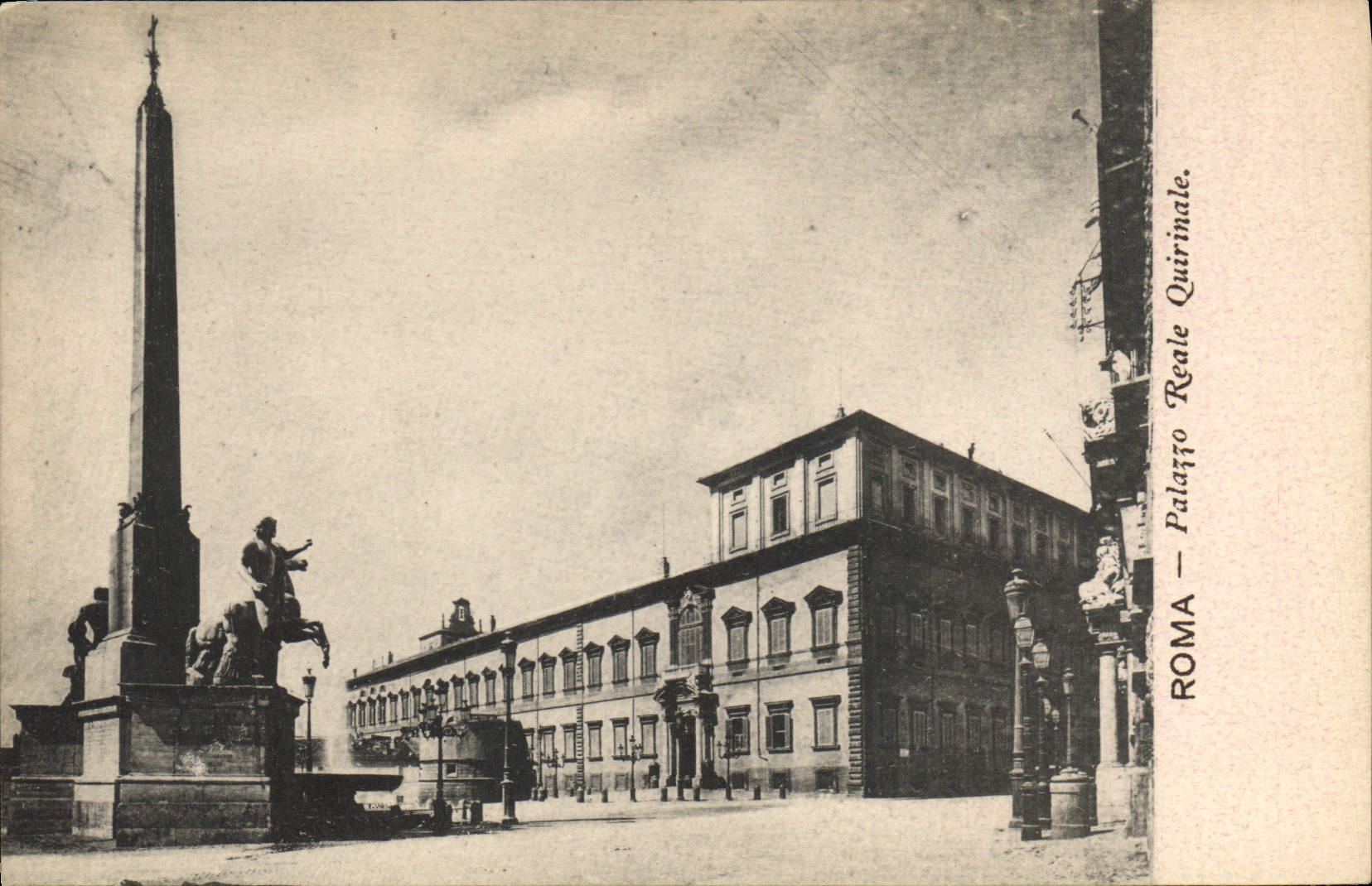 POSTAL Roma Palazzo Reale Quirinale de la VENDIMIA