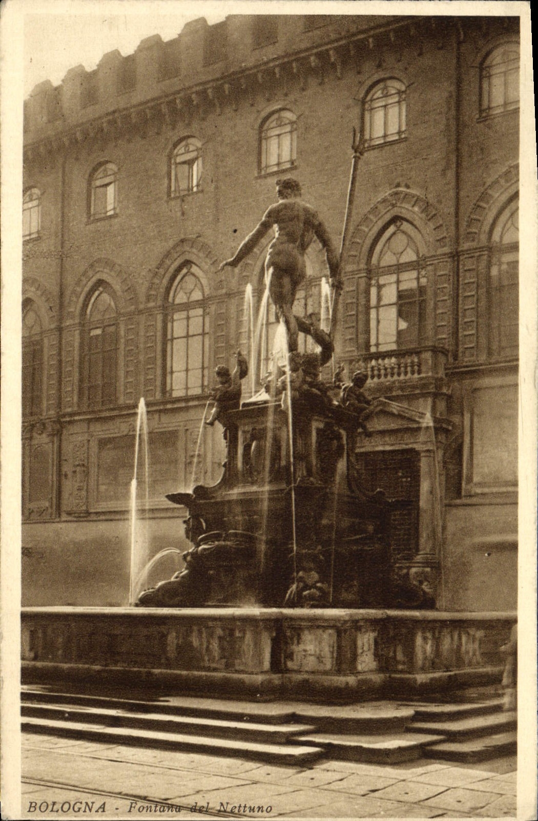 CPA Bologna fontana del Nettuno