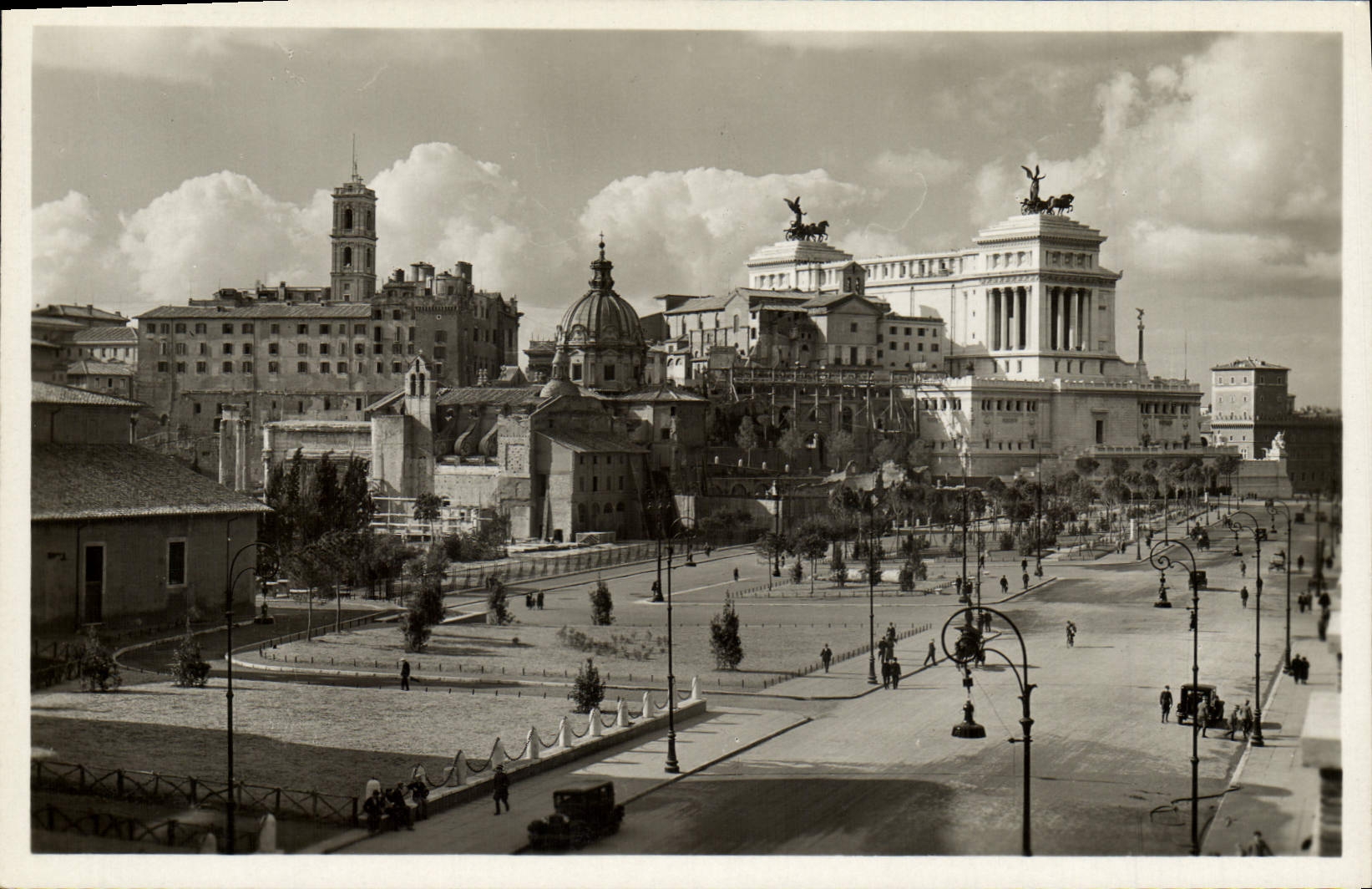 POSTAL Roma de la VENDIMIA vía impero del LED