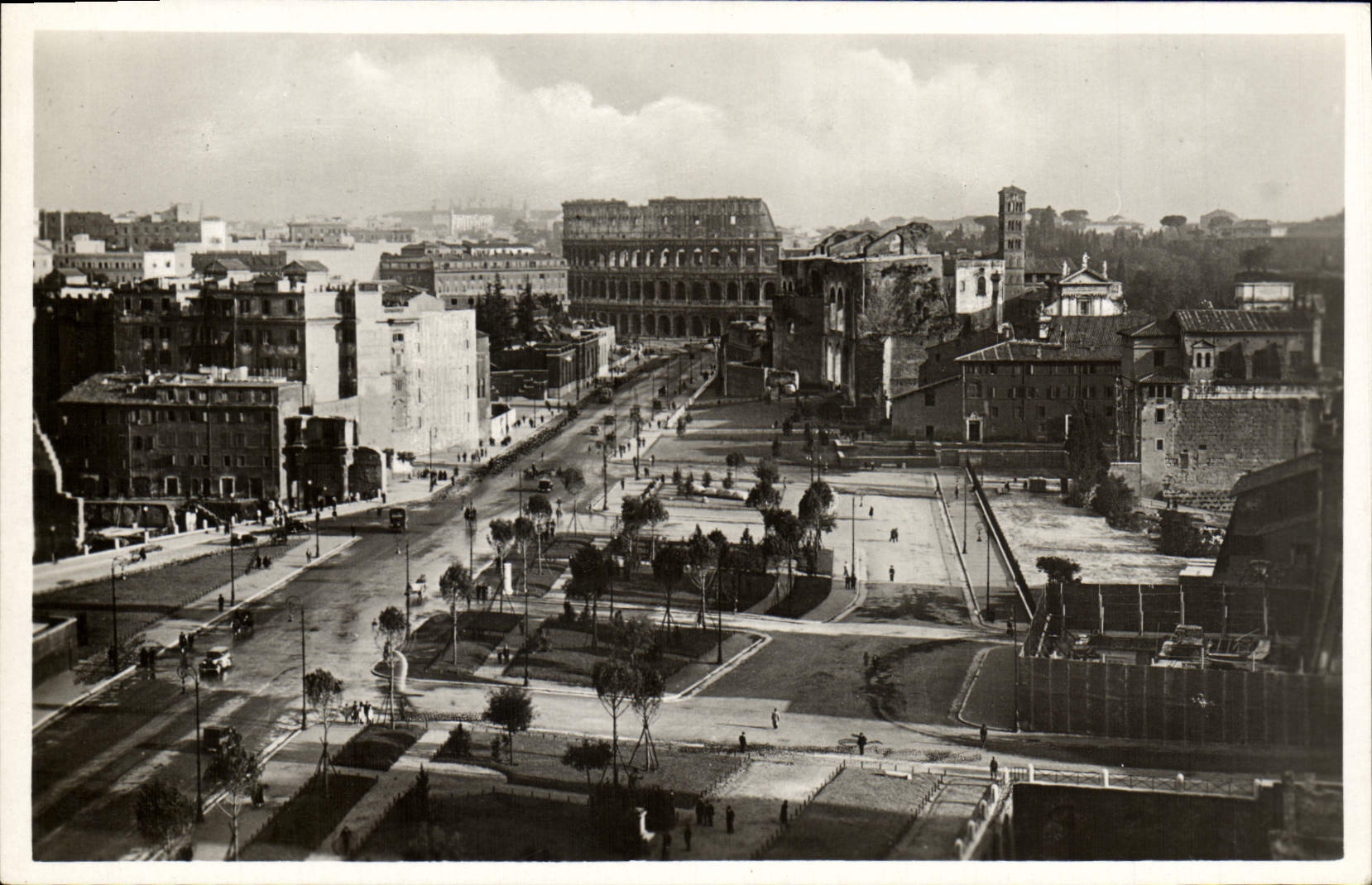 POSTAL Roma de la VENDIMIA vía Dell Impero