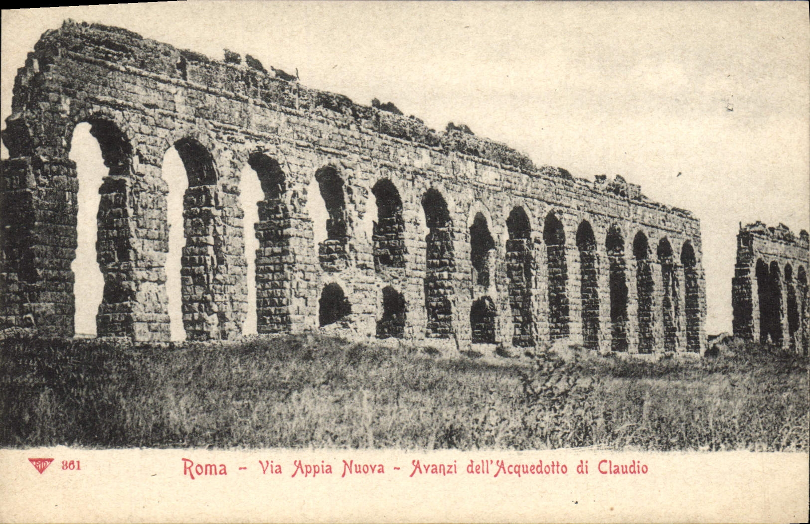 CPA Roma Via Appia Nuova dell Acquedotto di Claudio