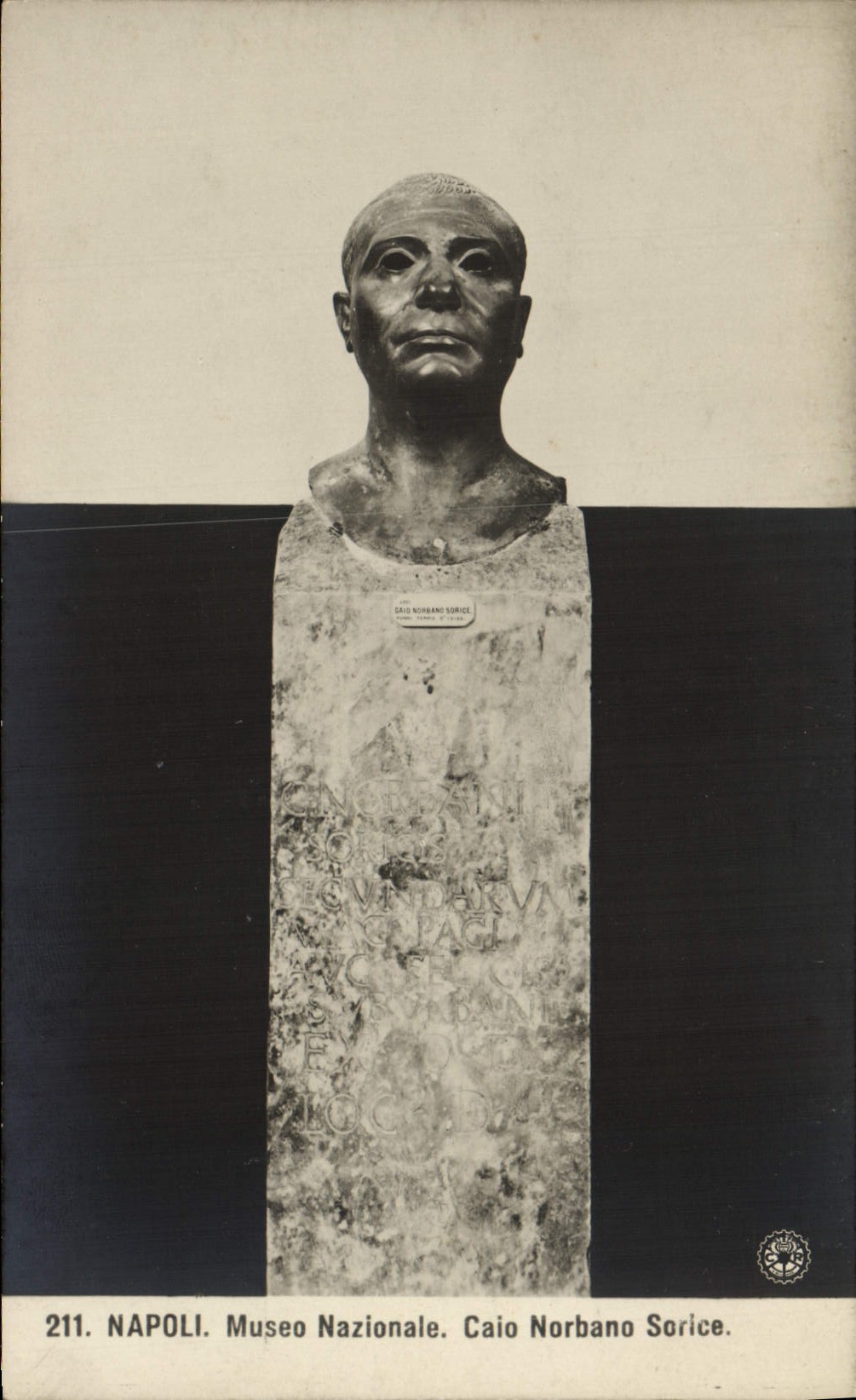 POSTAL Napoli Museo Nazionale Caio Norbano Sorice de la VENDIMIA