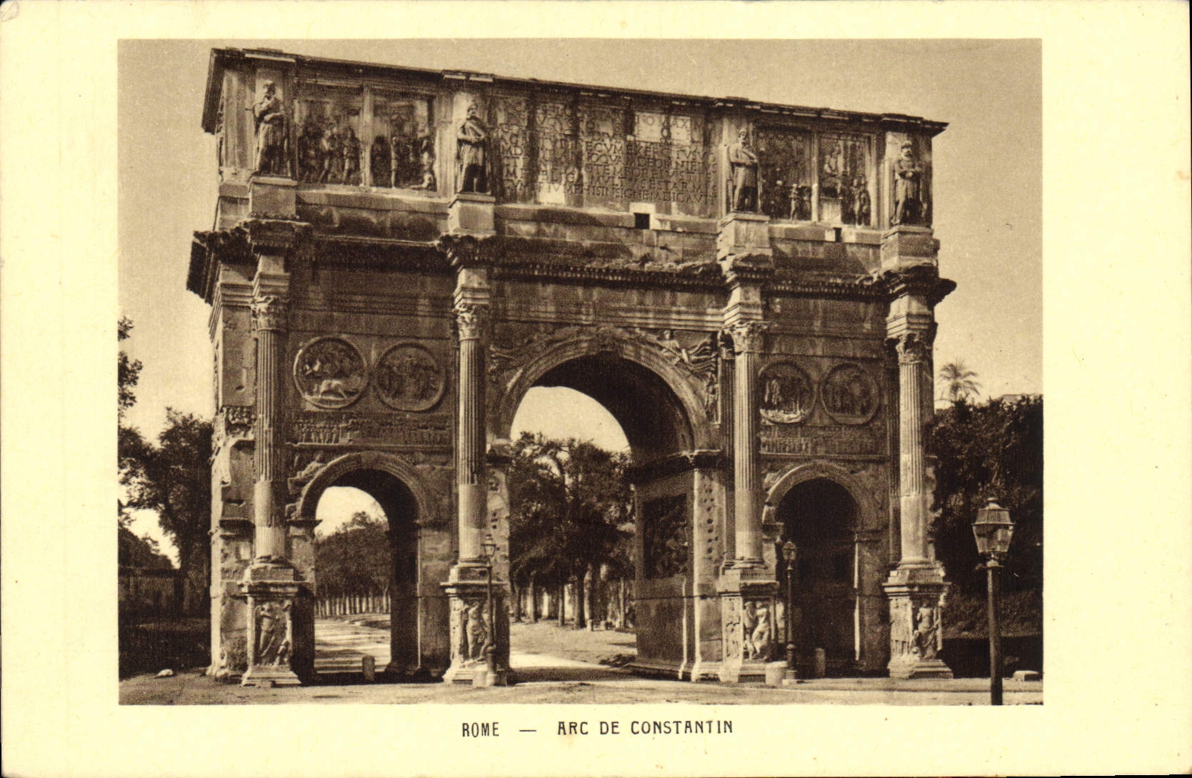 CPA Rome Arc de Constantin