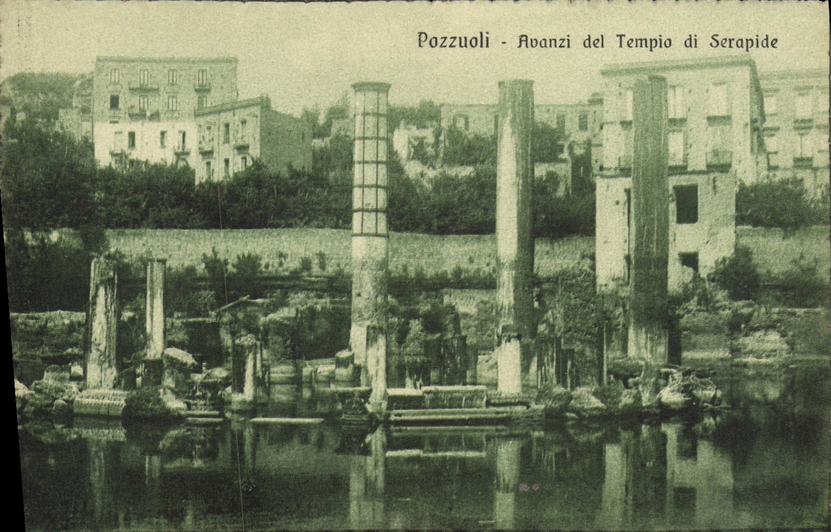 VINTAGE POSTCARD Pozzuoli Avanzi del Tempio di Serapide