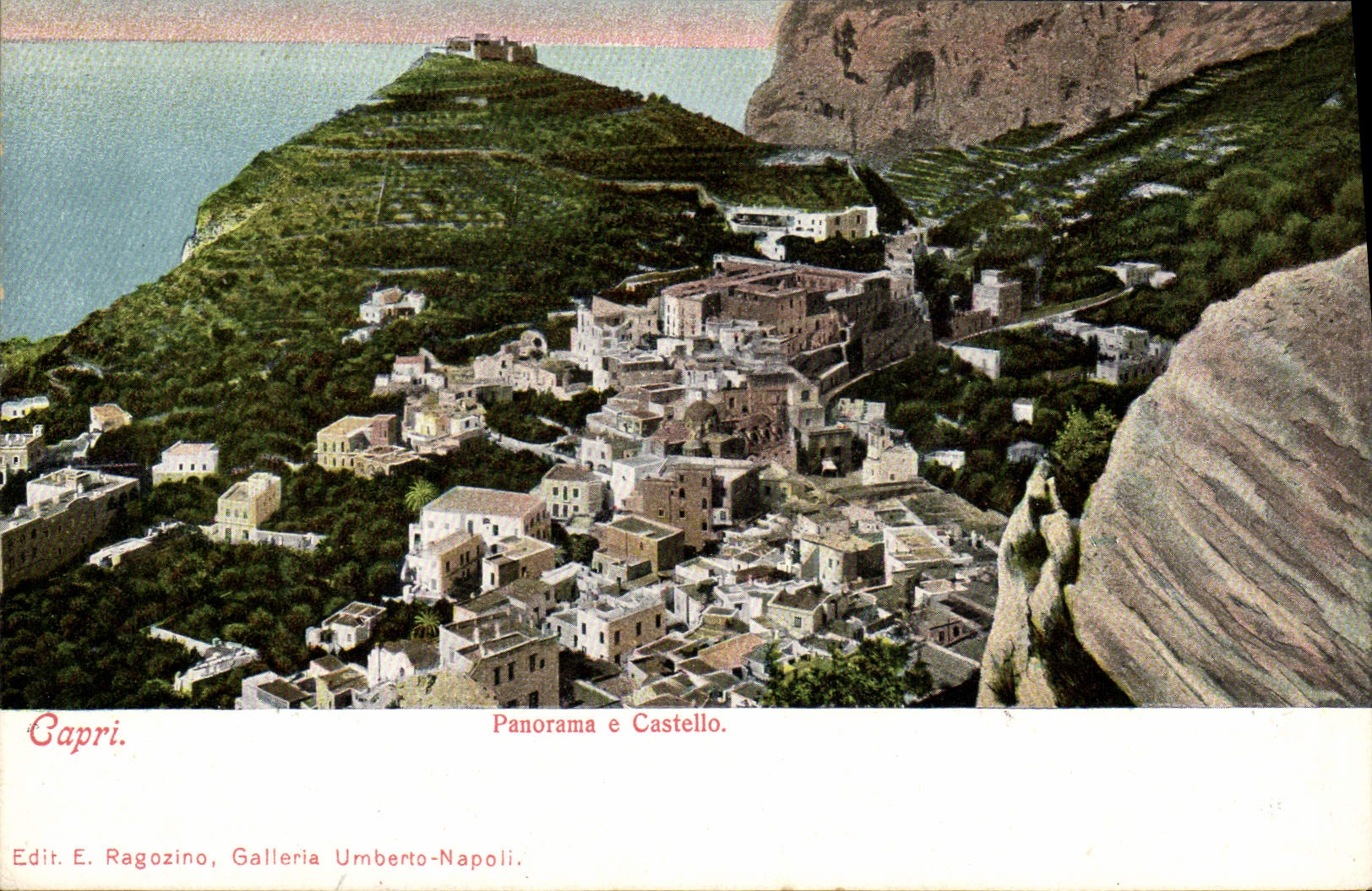 CPA Capri Panorama e Castello