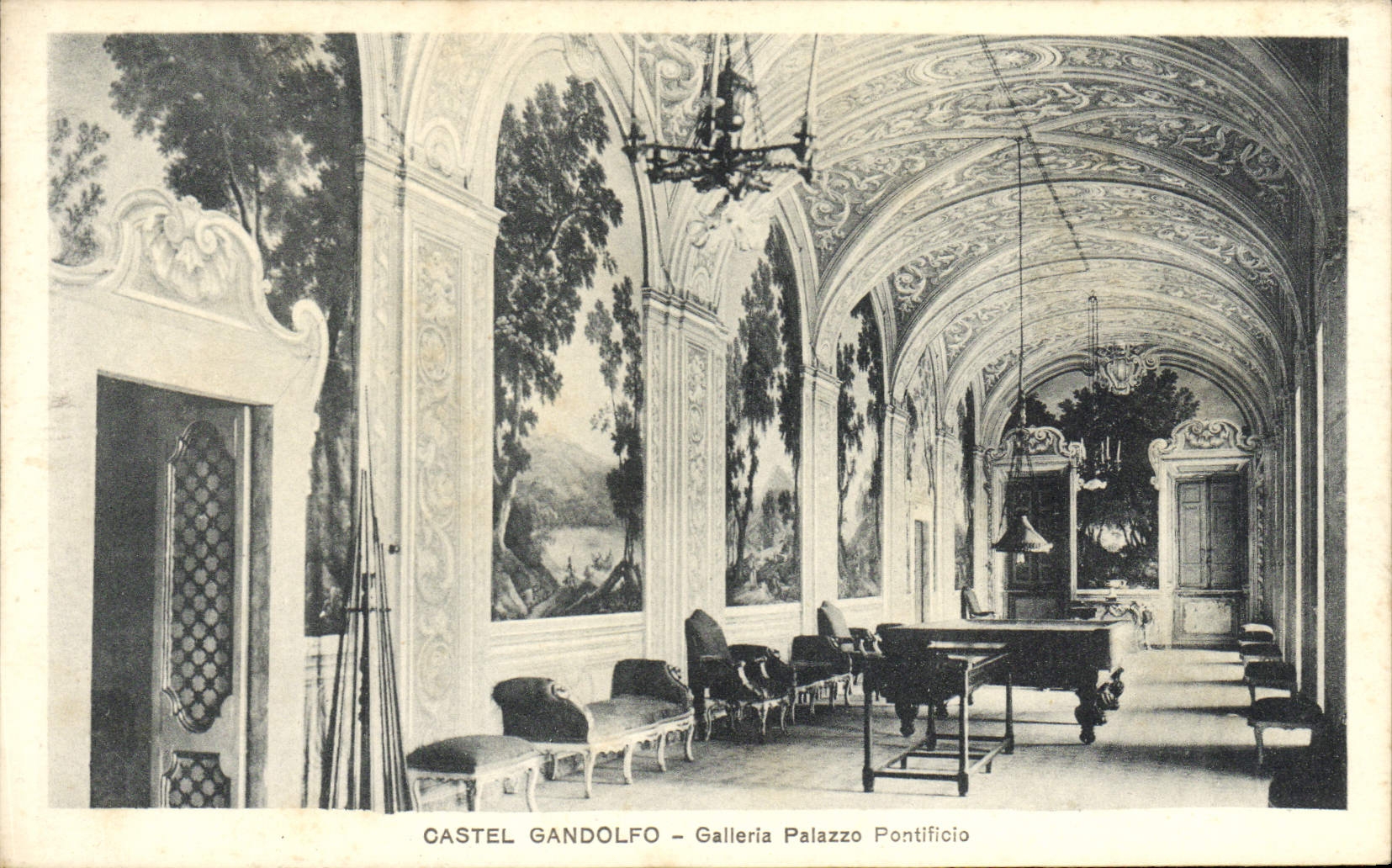 CPA Castel Gandolfo Galleria Palazzo Pontificio