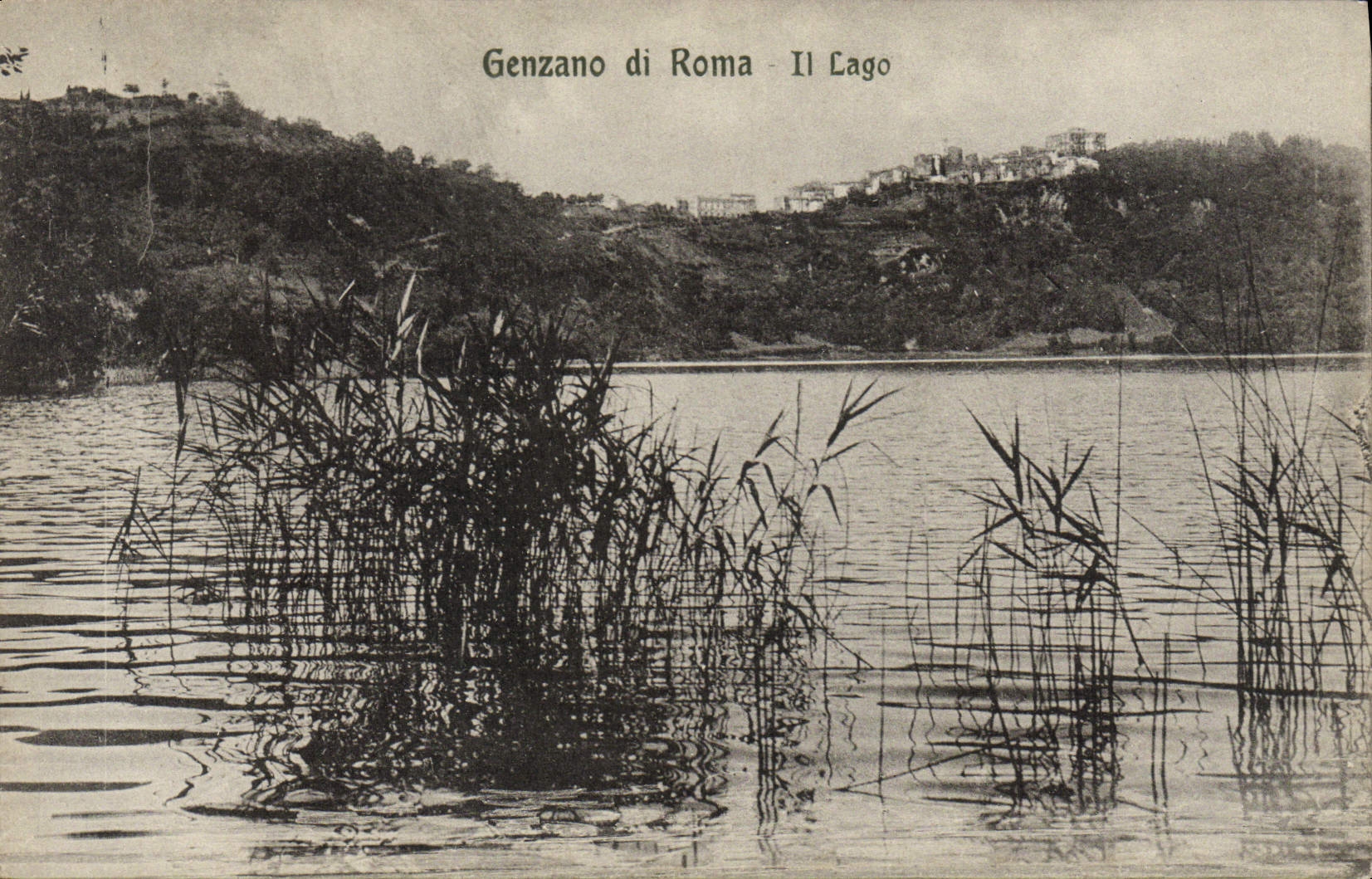 CPA Genzano Di Roma Il lago