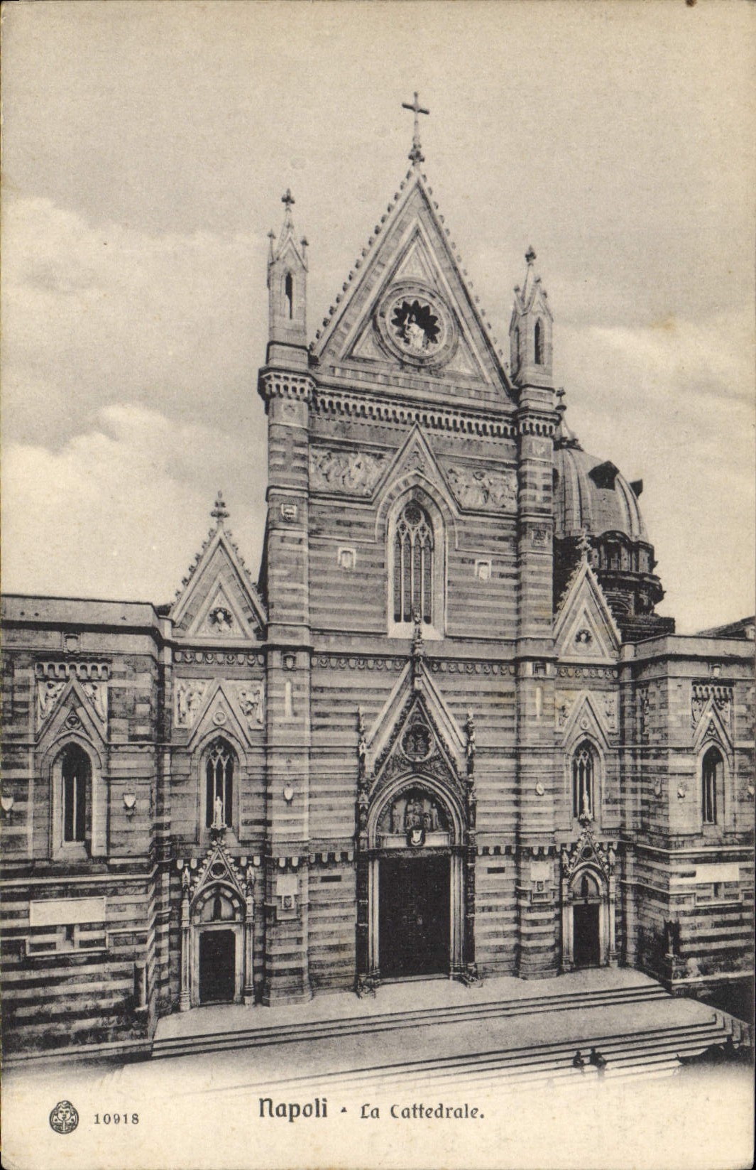 POSTAL Napoli Cattedrale de la VENDIMIA