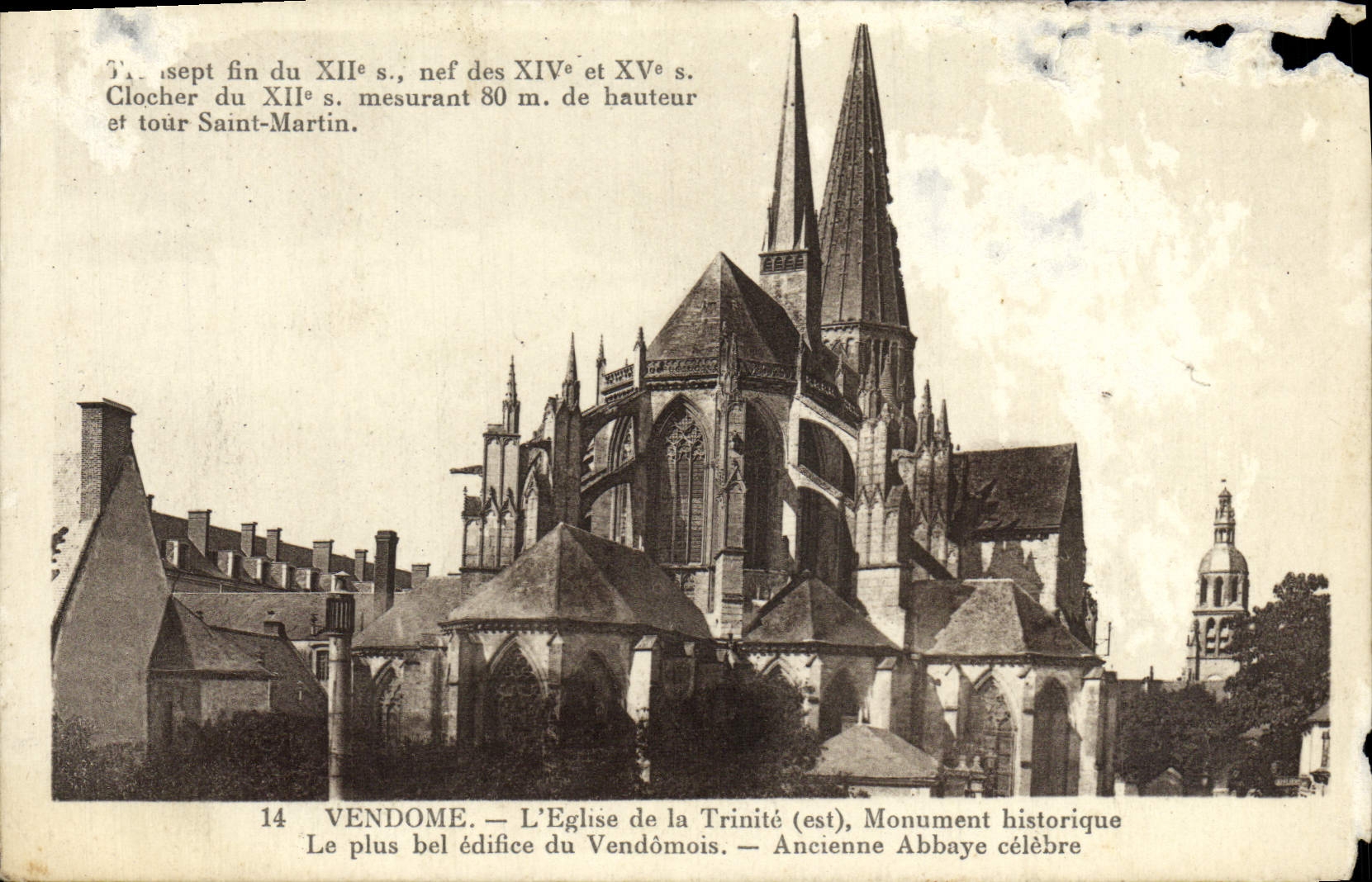 CPA Vendome L'Eglise De la Trinite