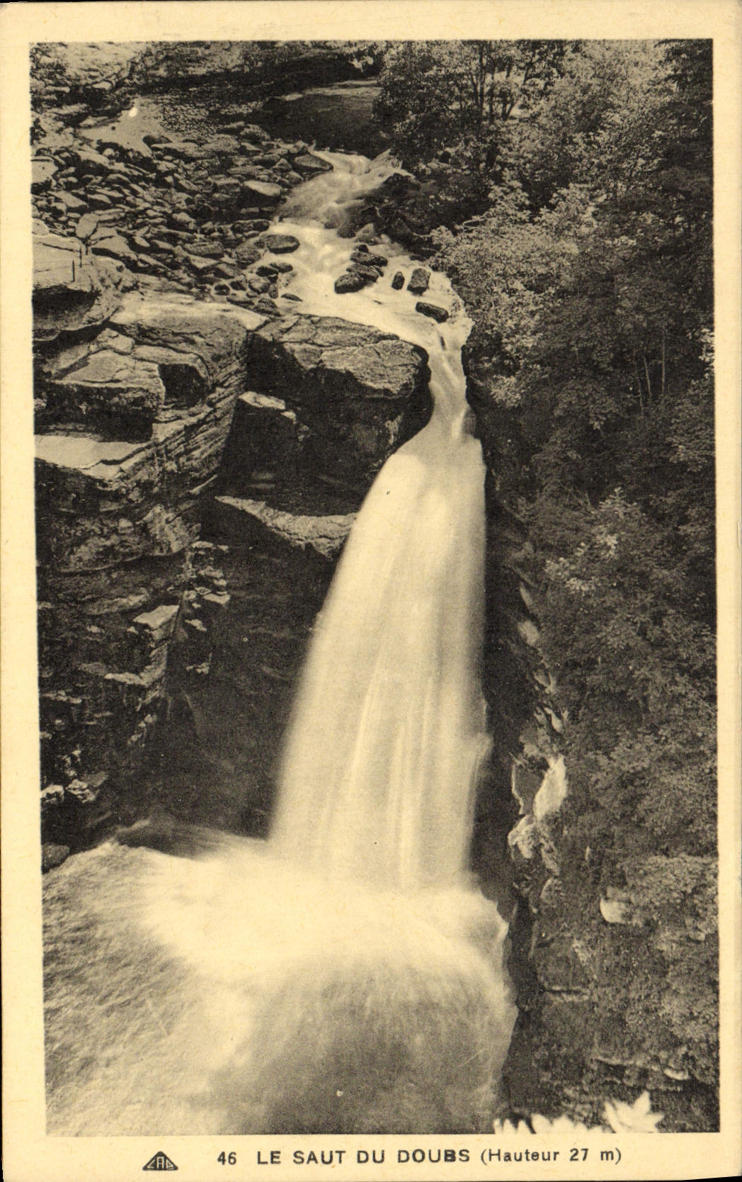 CPA Le Saut Du Doubs