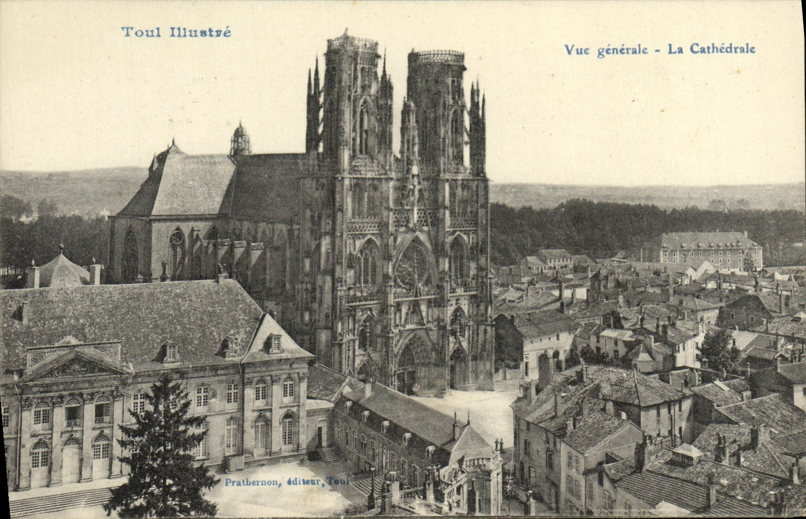 La POSTAL Toul de la VENDIMIA ilustra la opinión de la catedral