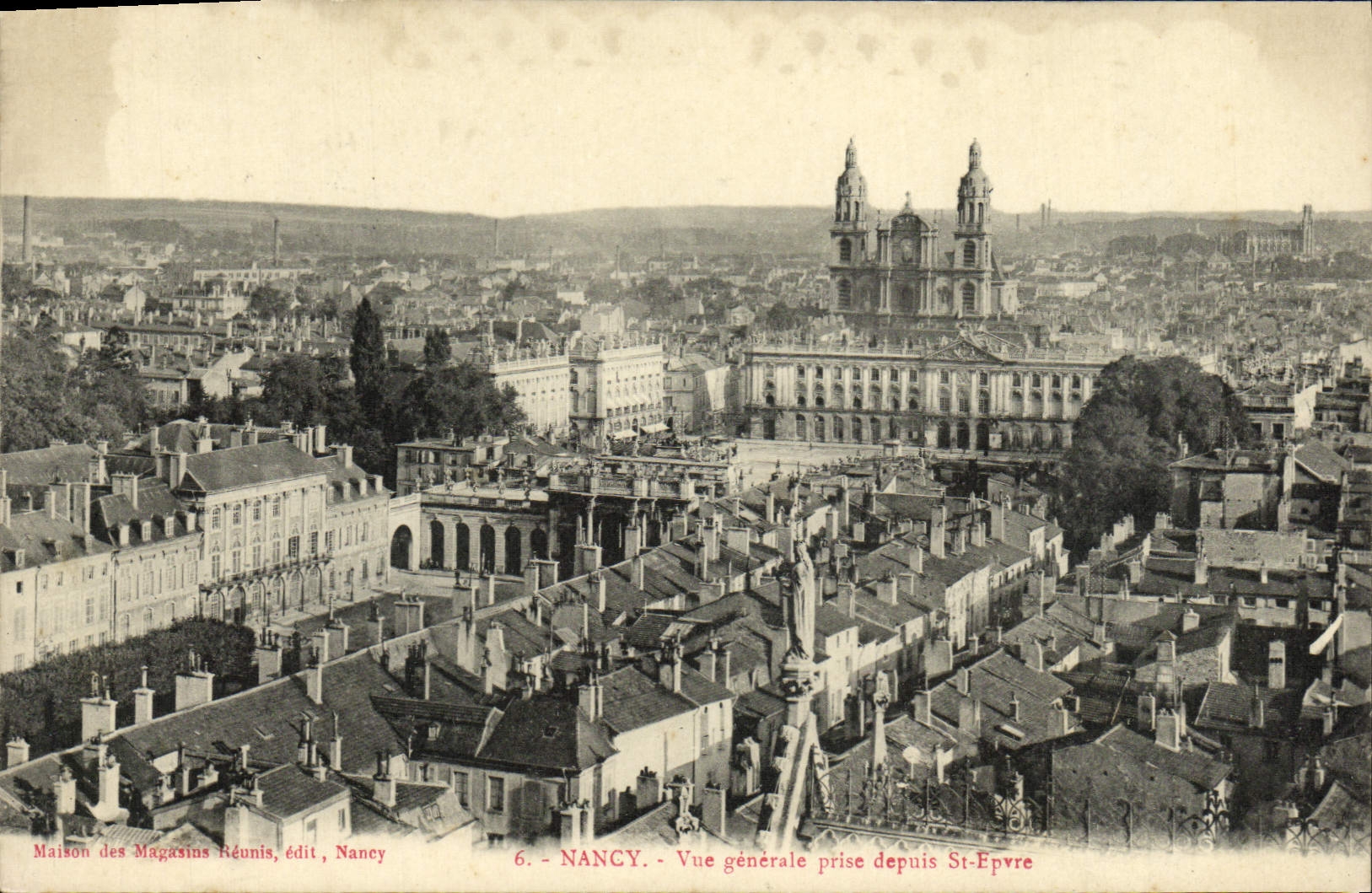 CPA Nancy Vue Generale Prise Depuis St Epvre